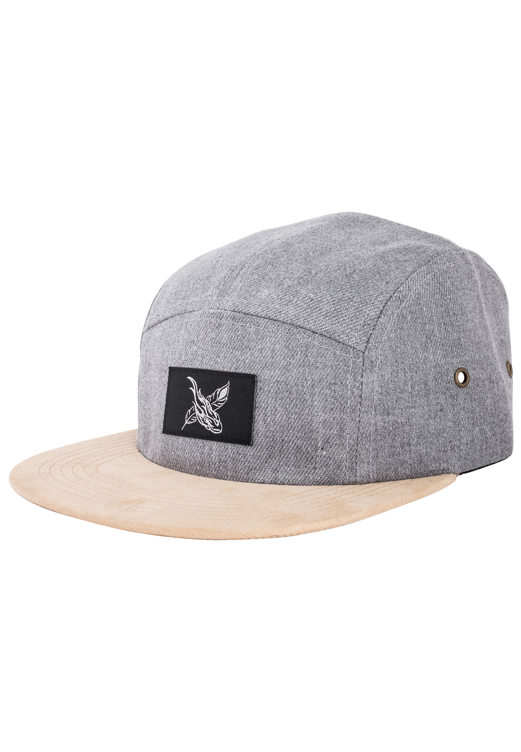Blackskies-Port-Venice-5-Panel-Cap-Grey-Front