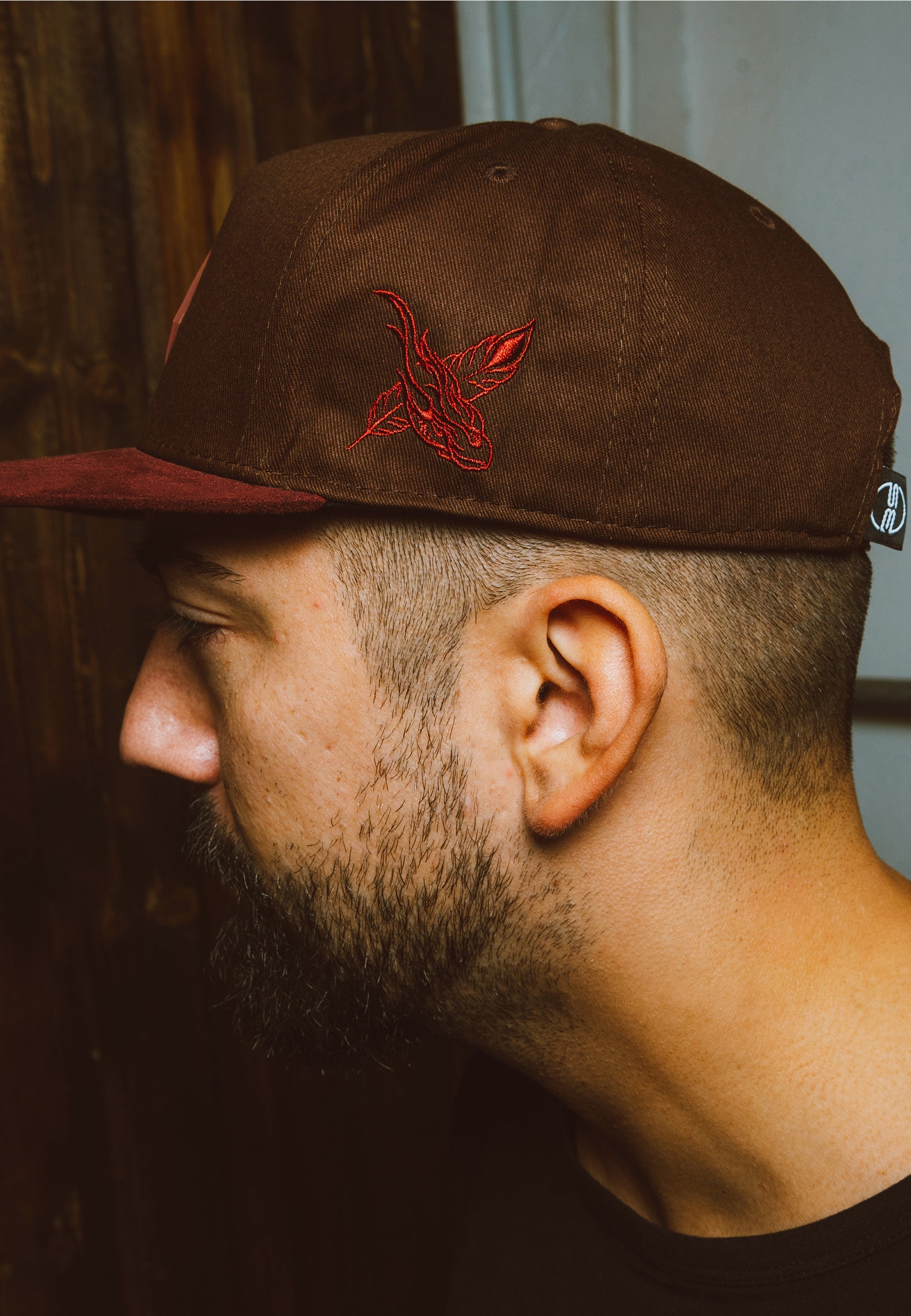 Blackskies-Port-Vila-Snapback-Cap-Suede-Purple-Model