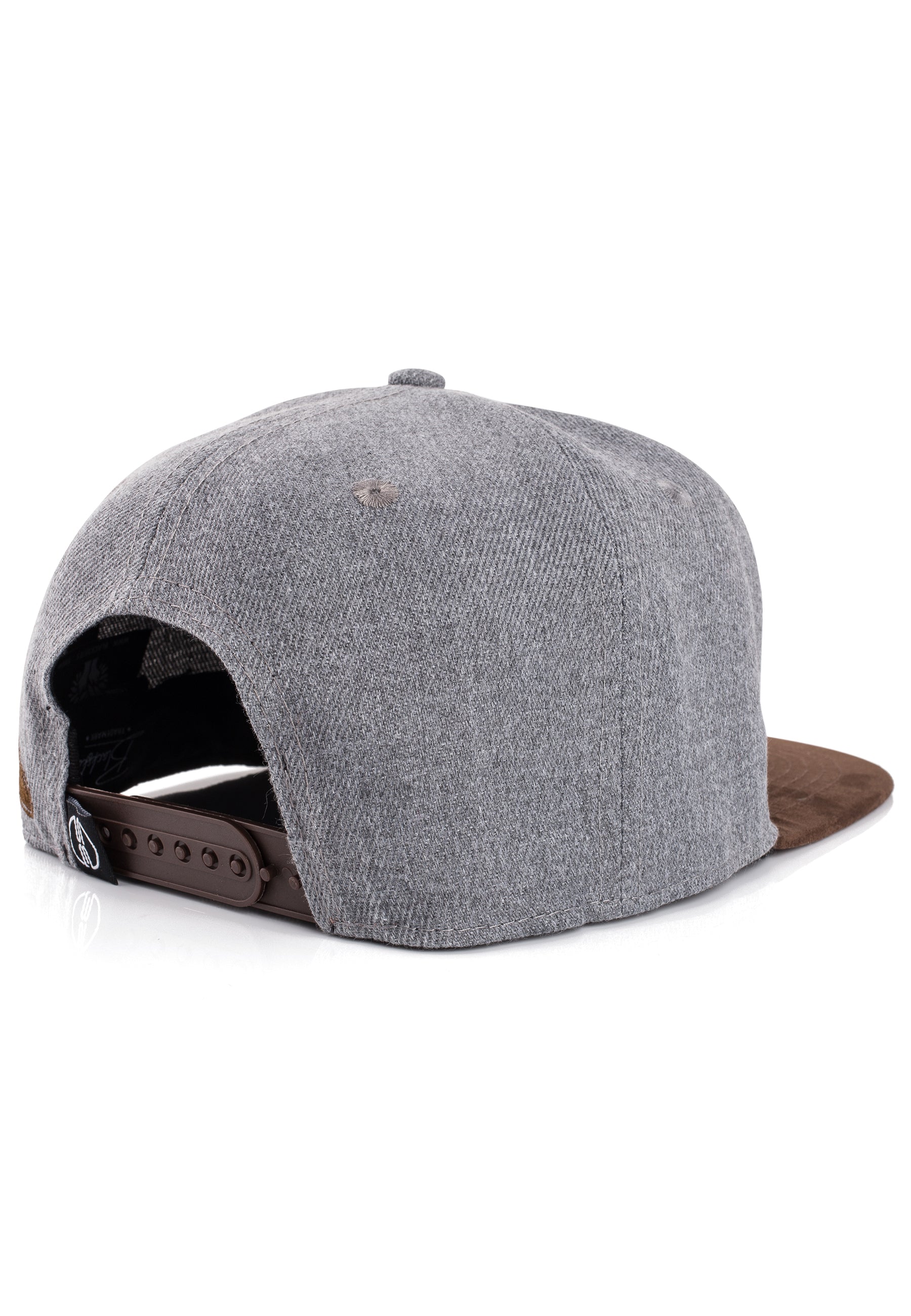 Blackskies-Porto-Macquari-Snapback-Cap-Grey-Brown-Baseball-Hat-Mens-Adjustable-Strap