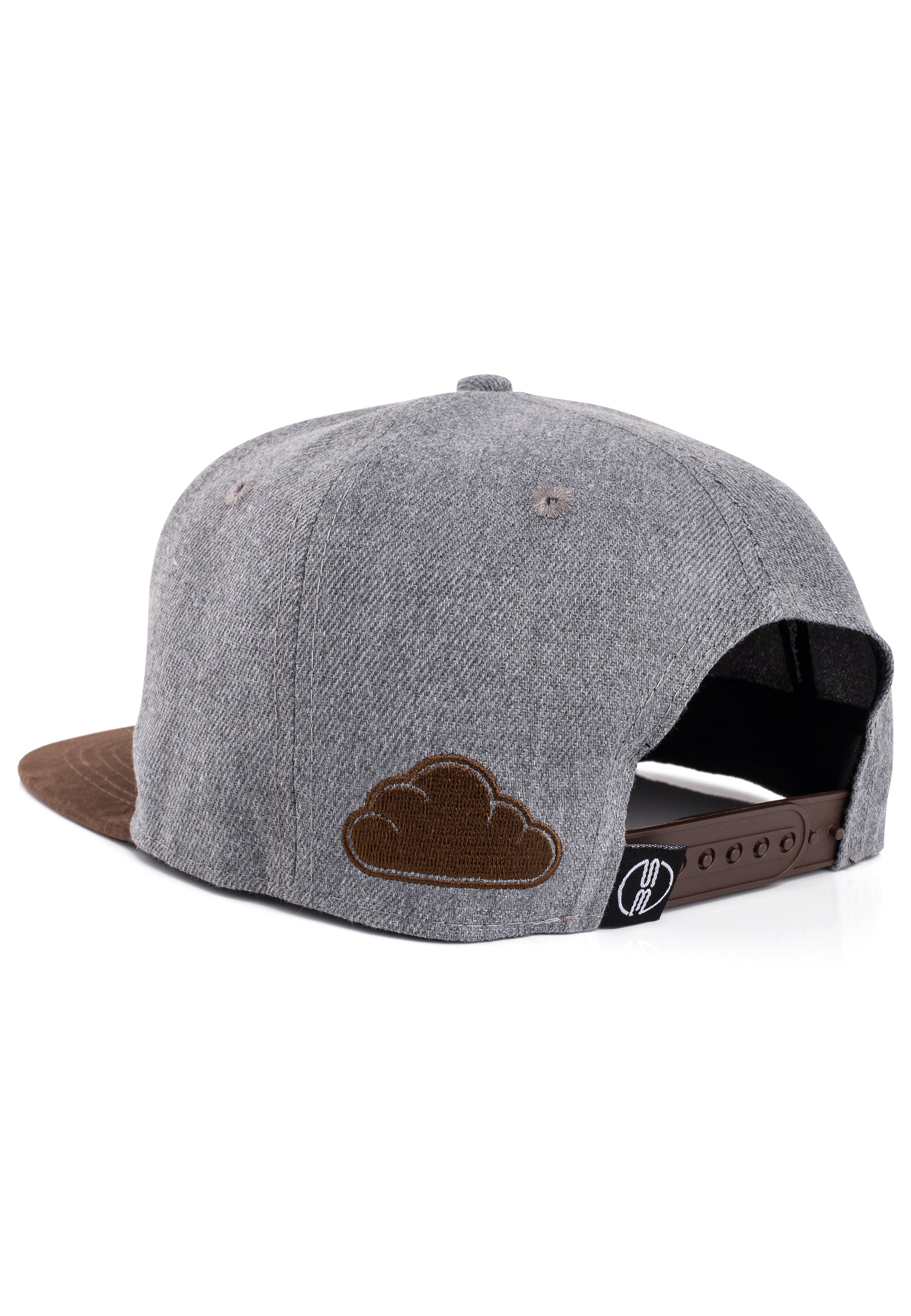 Blackskies-Porto-Macquari-Snapback-Cap-Grey-Brown-Baseball-Hat-Mens-Snap-Closure