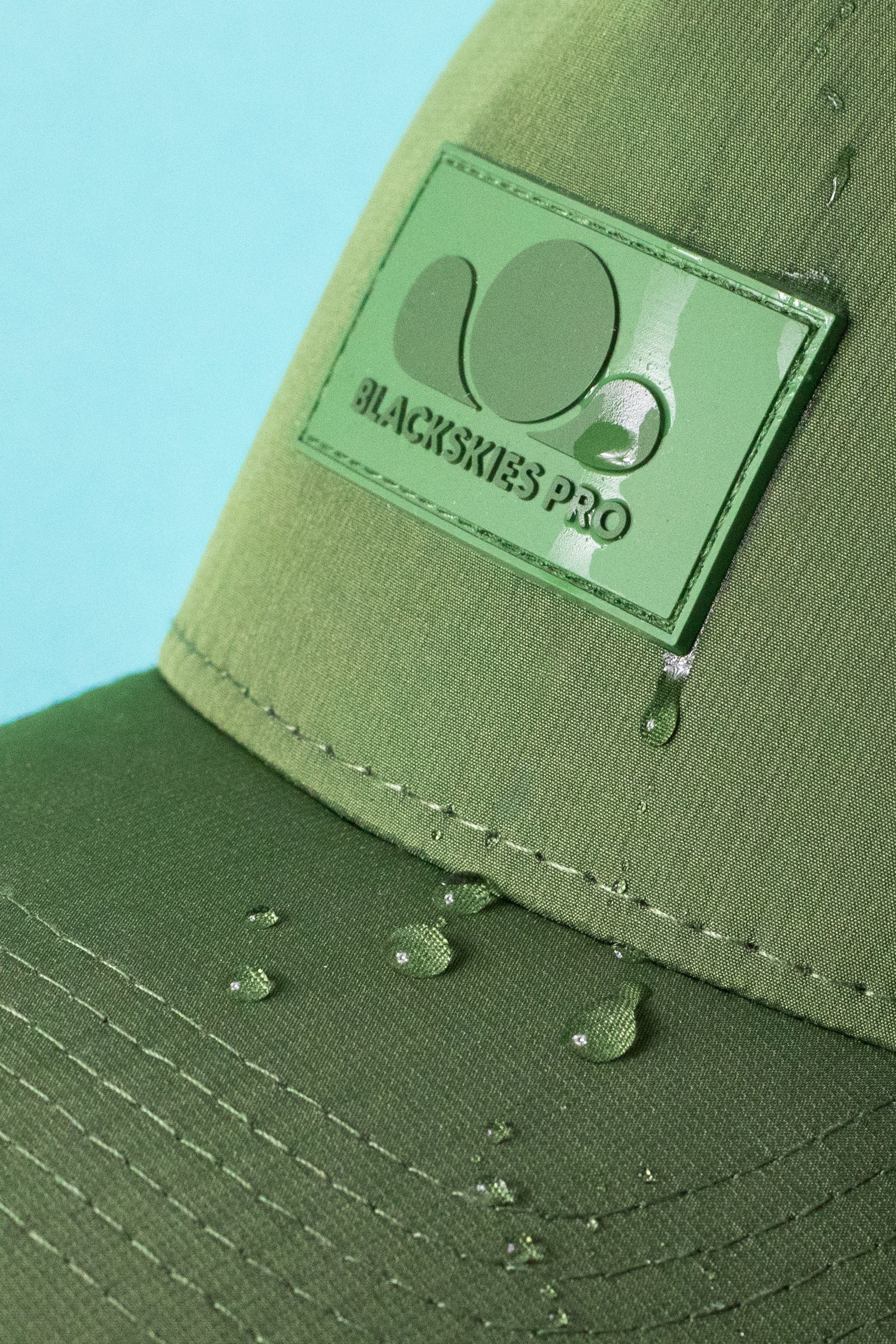 Blackskies-Pro-All-Sports-Performance-Cap-Olive-Water