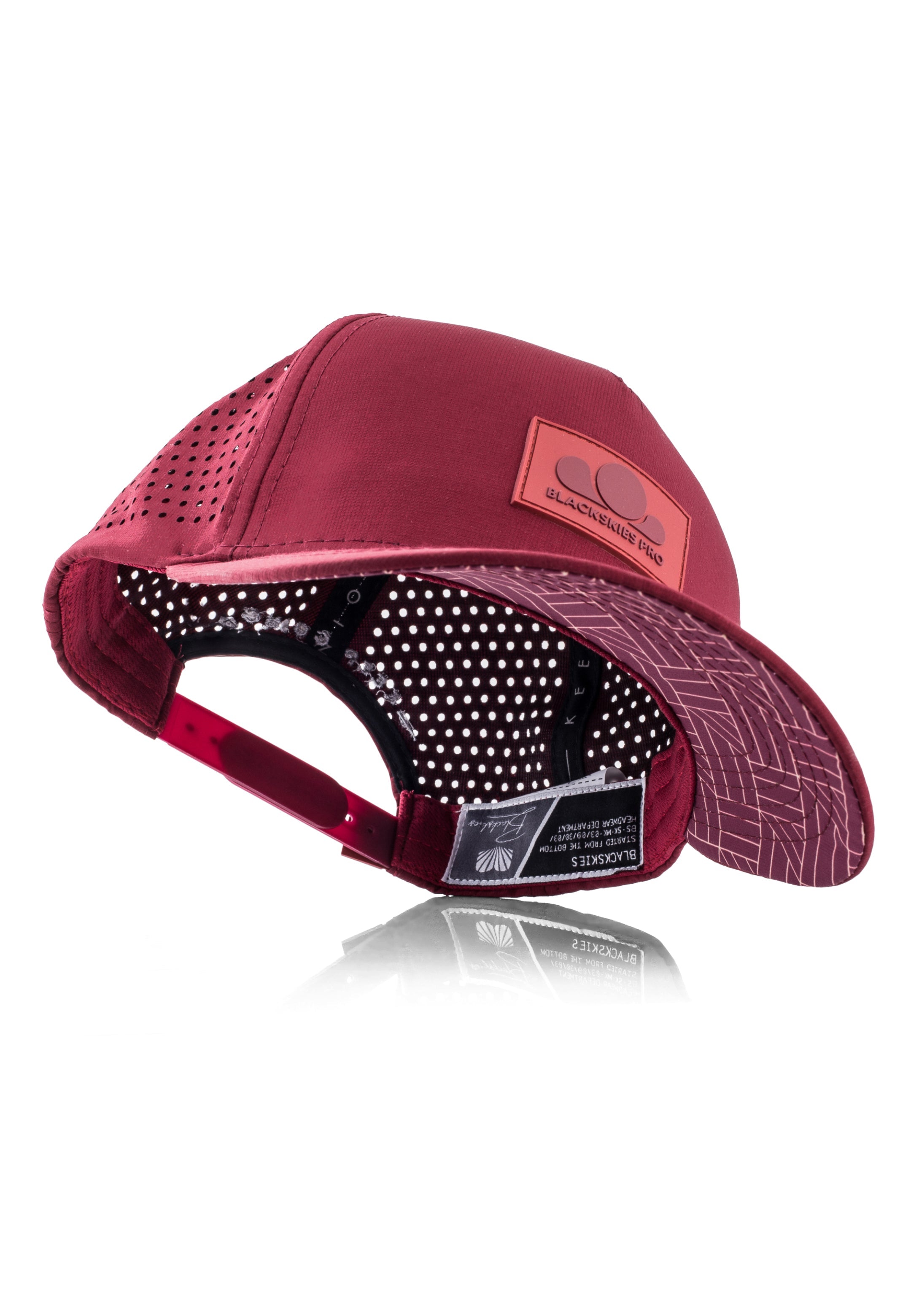 Blackskies-Pro-All-Sports-Performance-Cap-Red-2