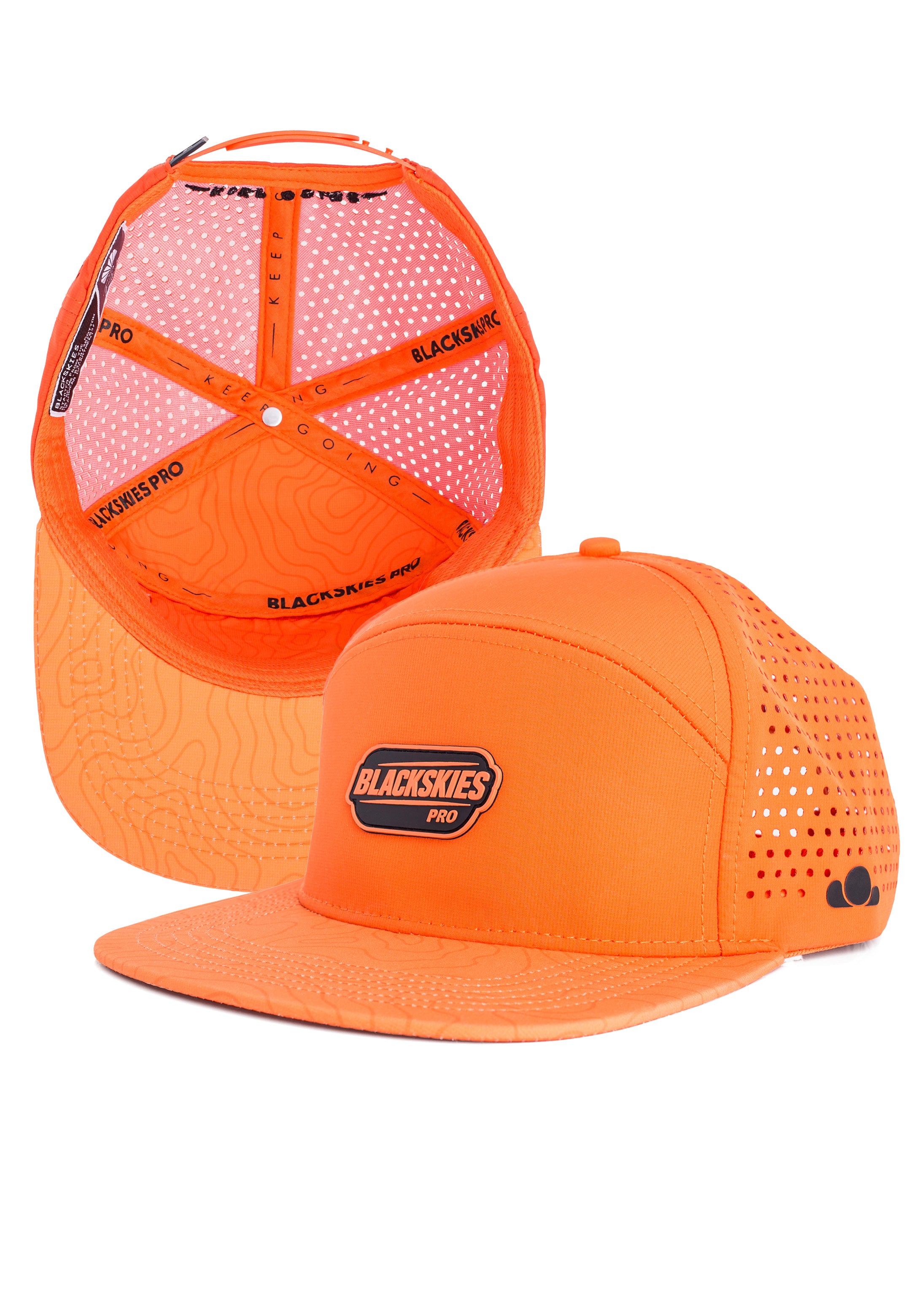 Gorra Performance Cap Pro Motion Sport Naranja Solar Flare