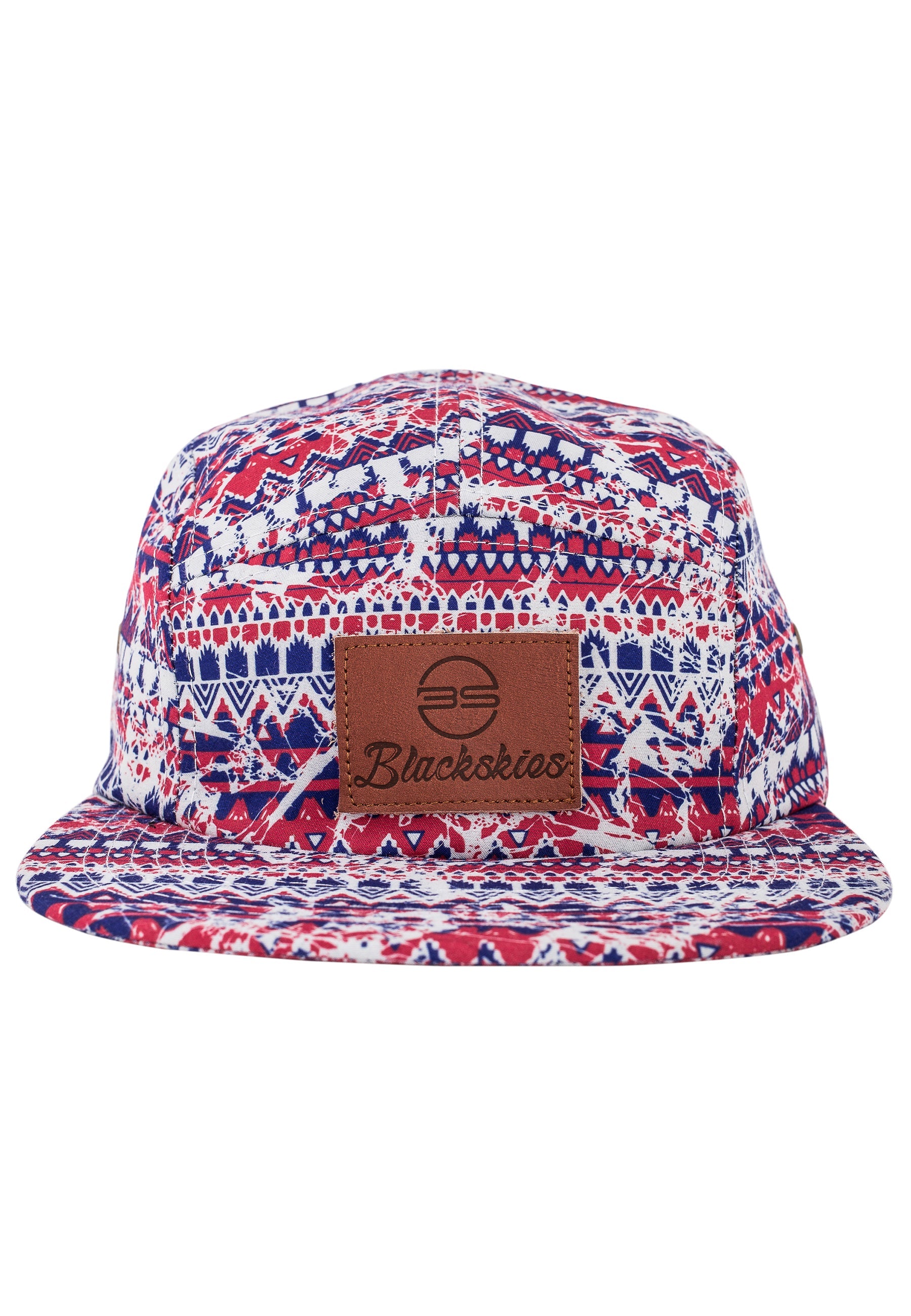 Blackskies-Quetzacotl-5-Panel-Cap-Aztec-Front