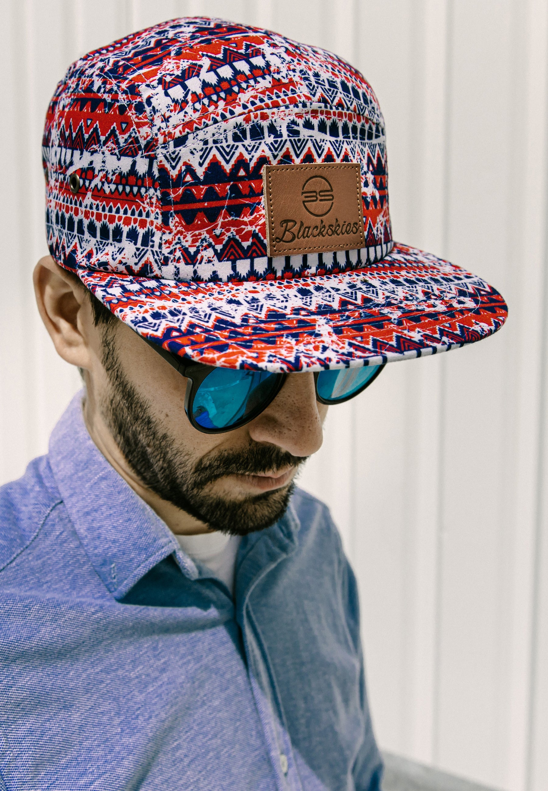 Blackskies-Quetzalcoatl-5-Panel-Cap-Hat-Aztec-Surfer-Five