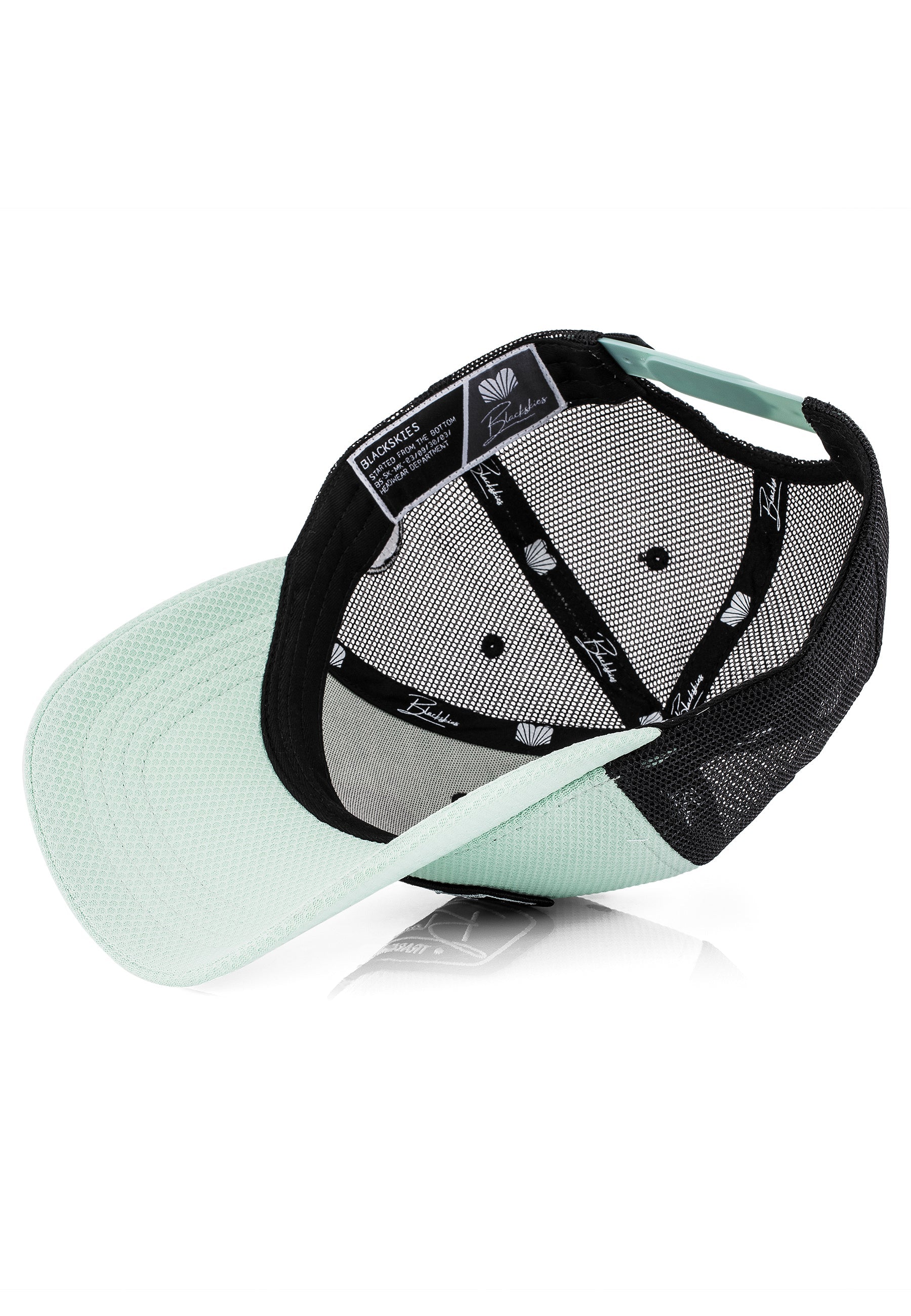 Blackskies-Race-Baseball-Cap-Mint-Black-1