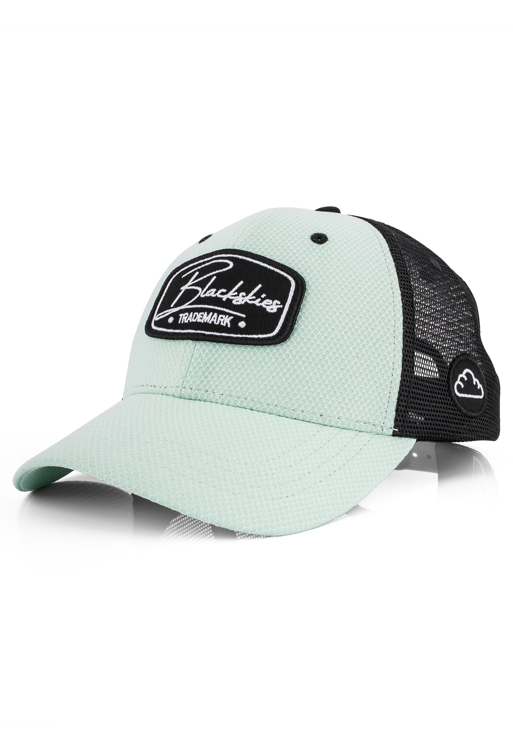 Blackskies-Race-Baseball-Cap-Mint-Black-2