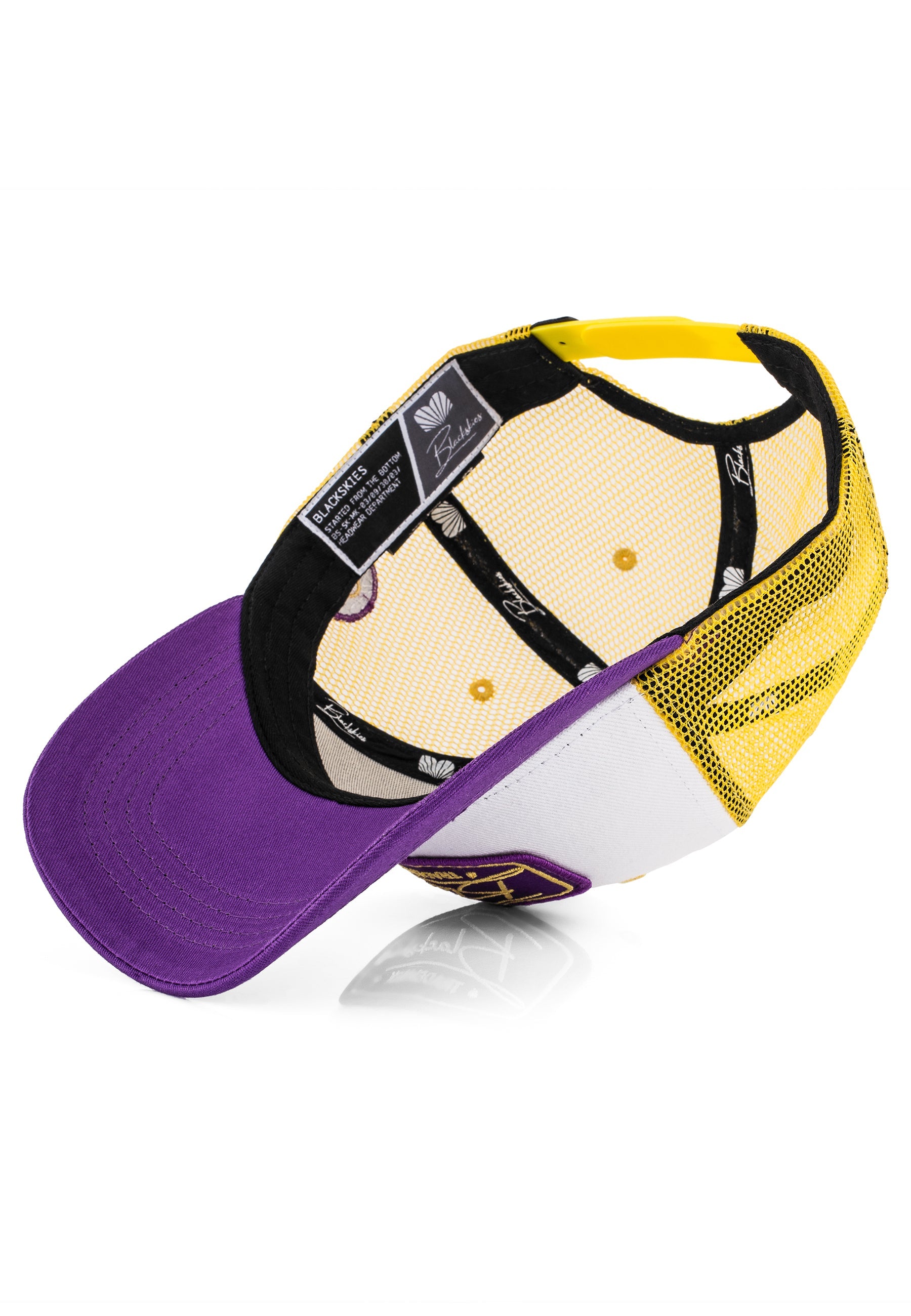 Blackskies-Race-Baseball-Cap-White-Yellow-Purple-1