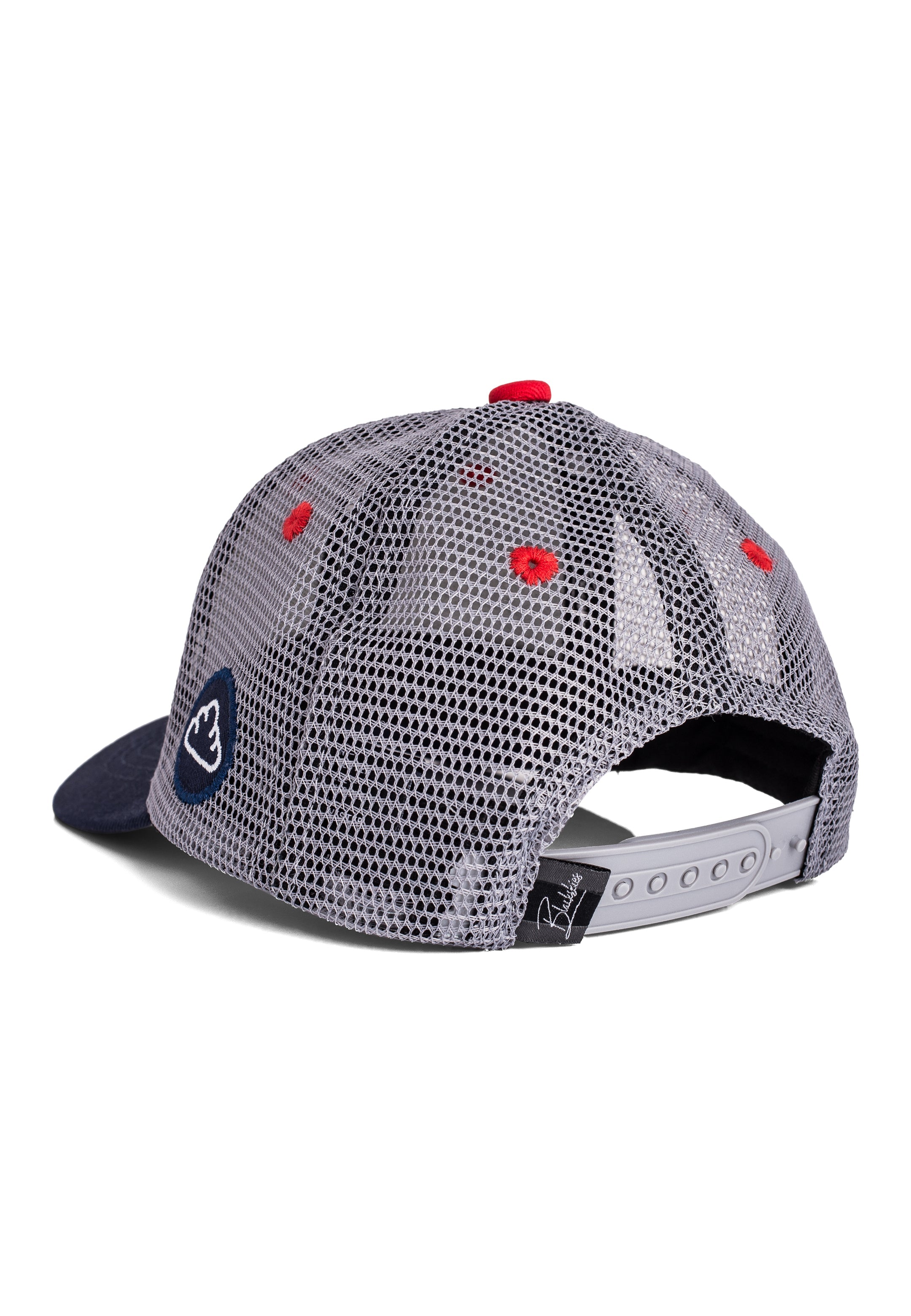 Blackskies-Race-Baseball-Kids-Cap-Navy-Grey-Red-3