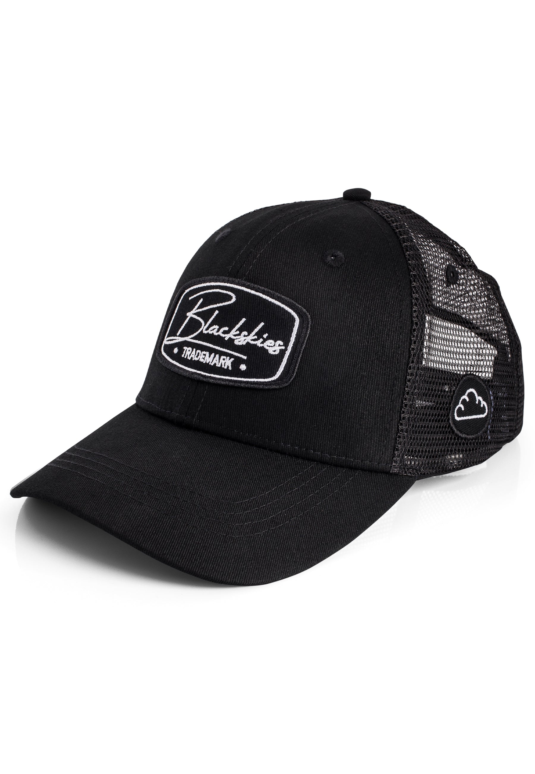 Blackskies-Razor-Baseball-Cap-Trucker-Hat-Black-Black-Mesh-Front