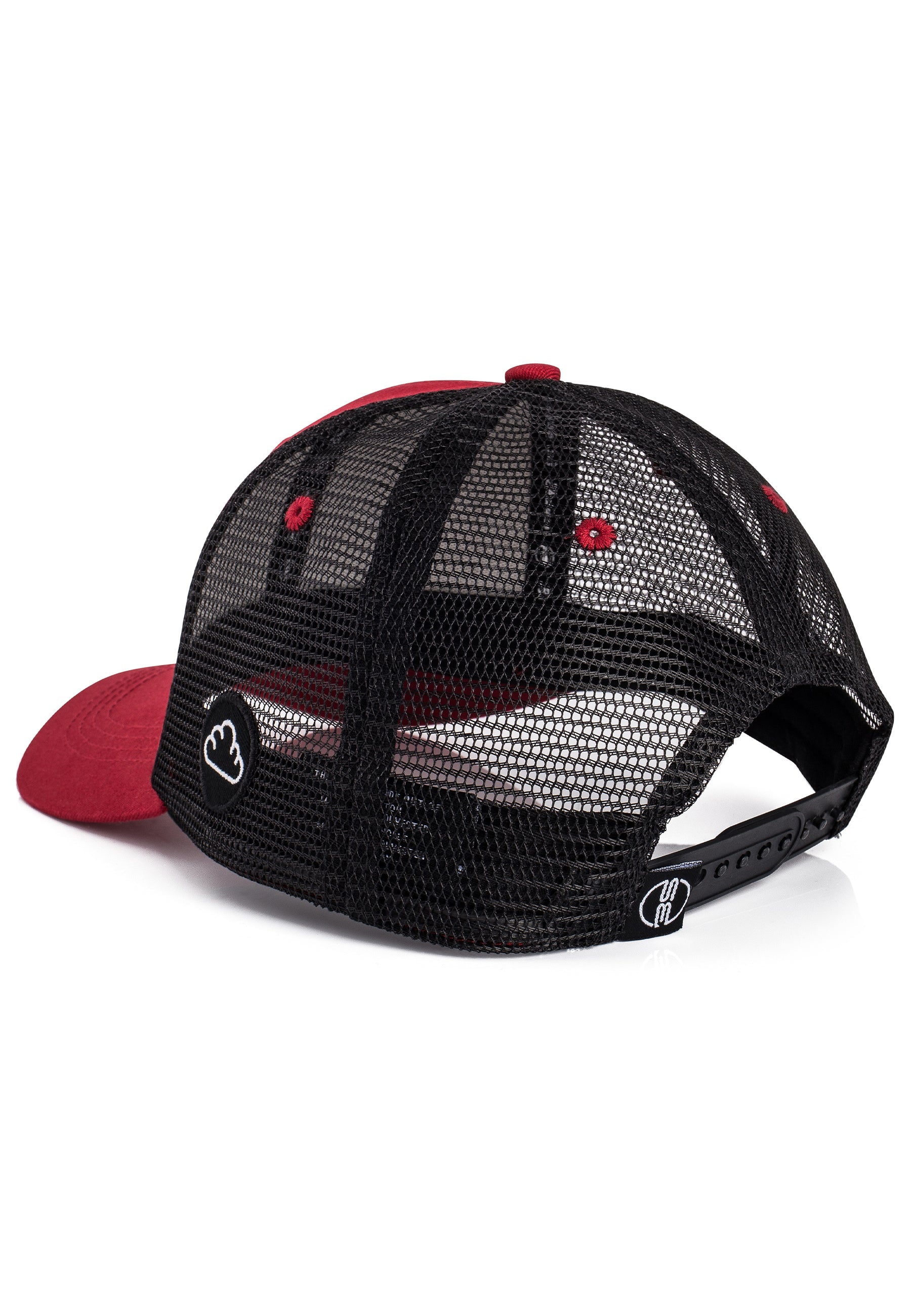 Blackskies-Razor-Baseball-Hat-Maroon-Black-Maroon-Snapback-Trucker-Mesh-Back