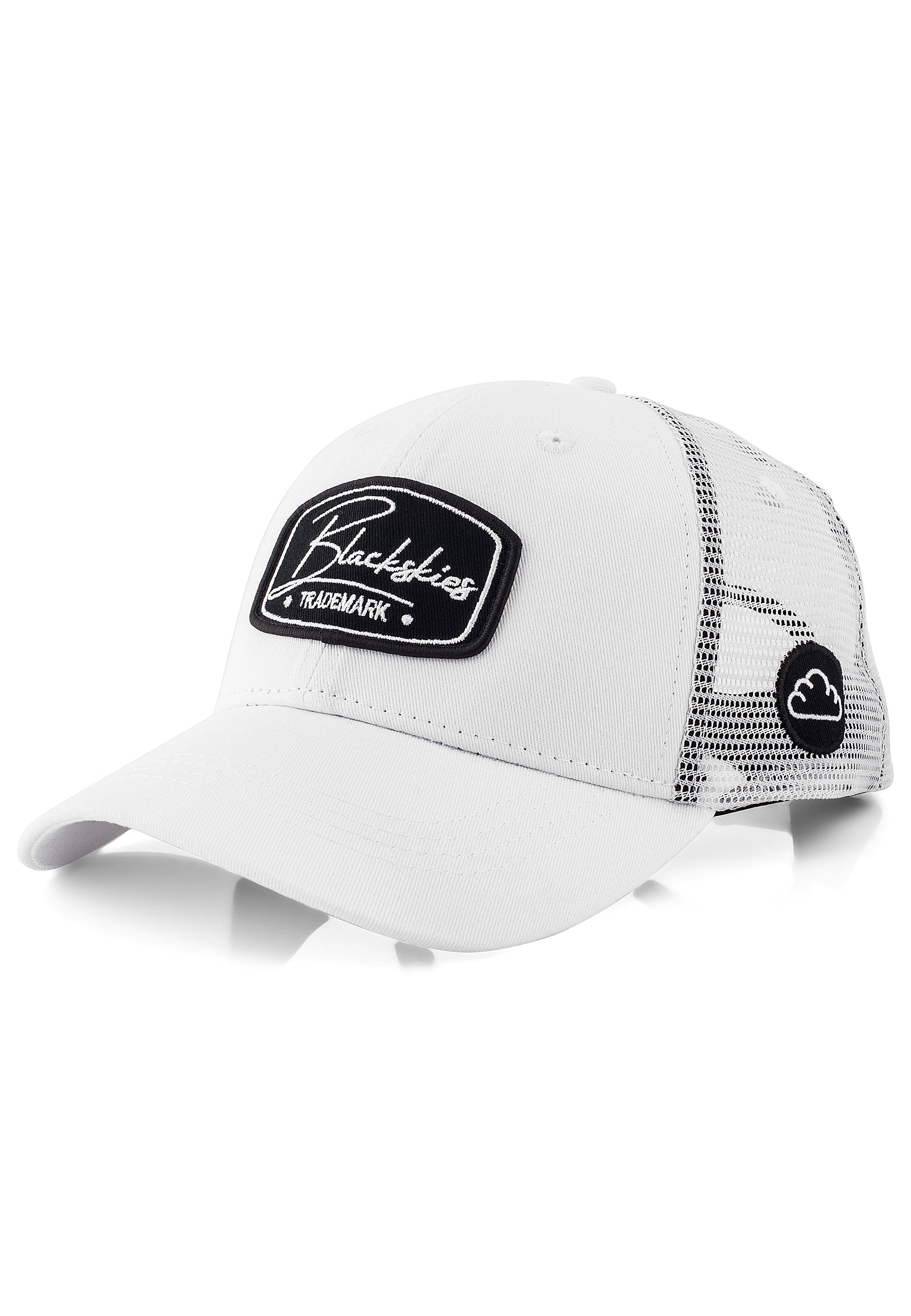 Blackskies-Razor-Trucker-Cap-White-Baseball-Hat-Snapback