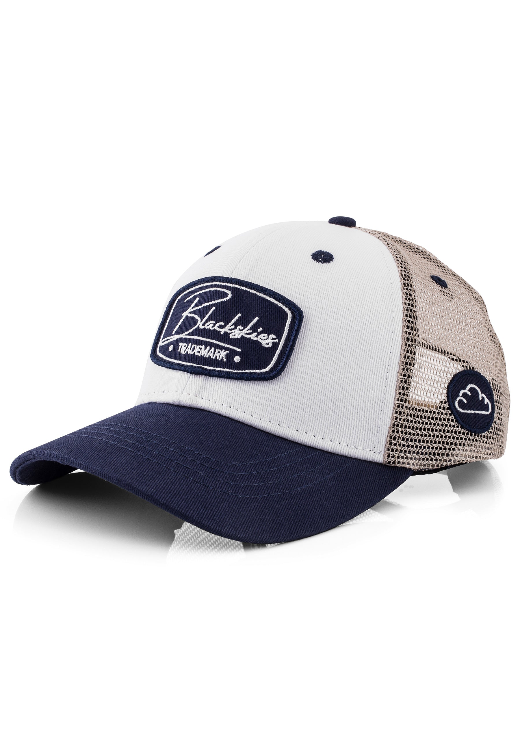 Blackskies-Razor-Trucker-Cap-White-Navy-Sand-Baseball-Hat