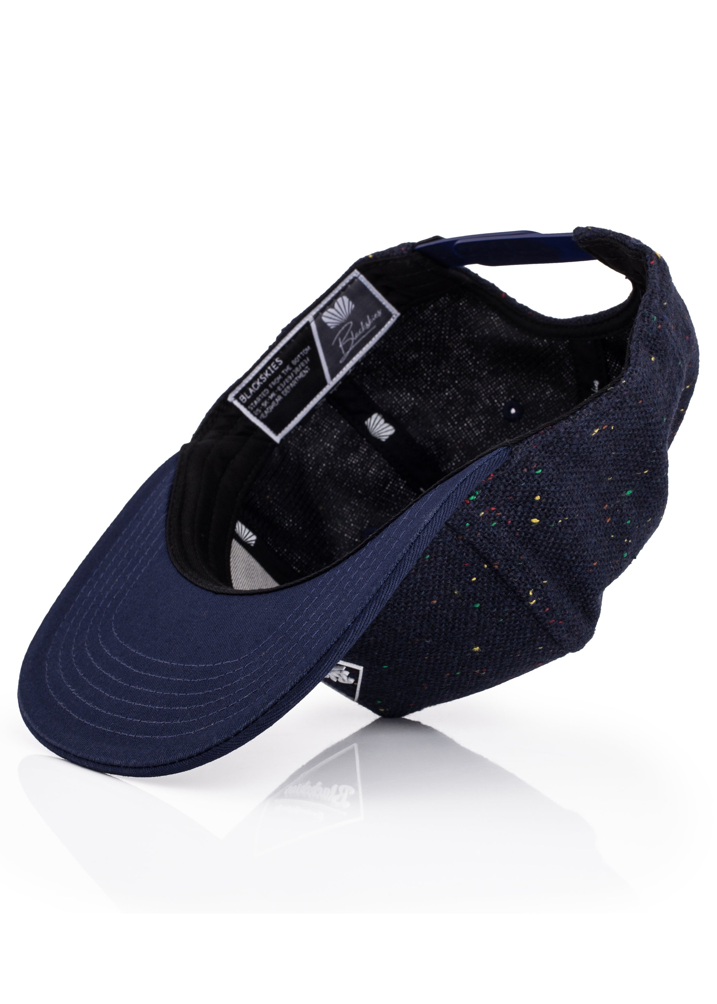 Blackskies-Re-Snapback-Cap-Blue-Wool-Inside