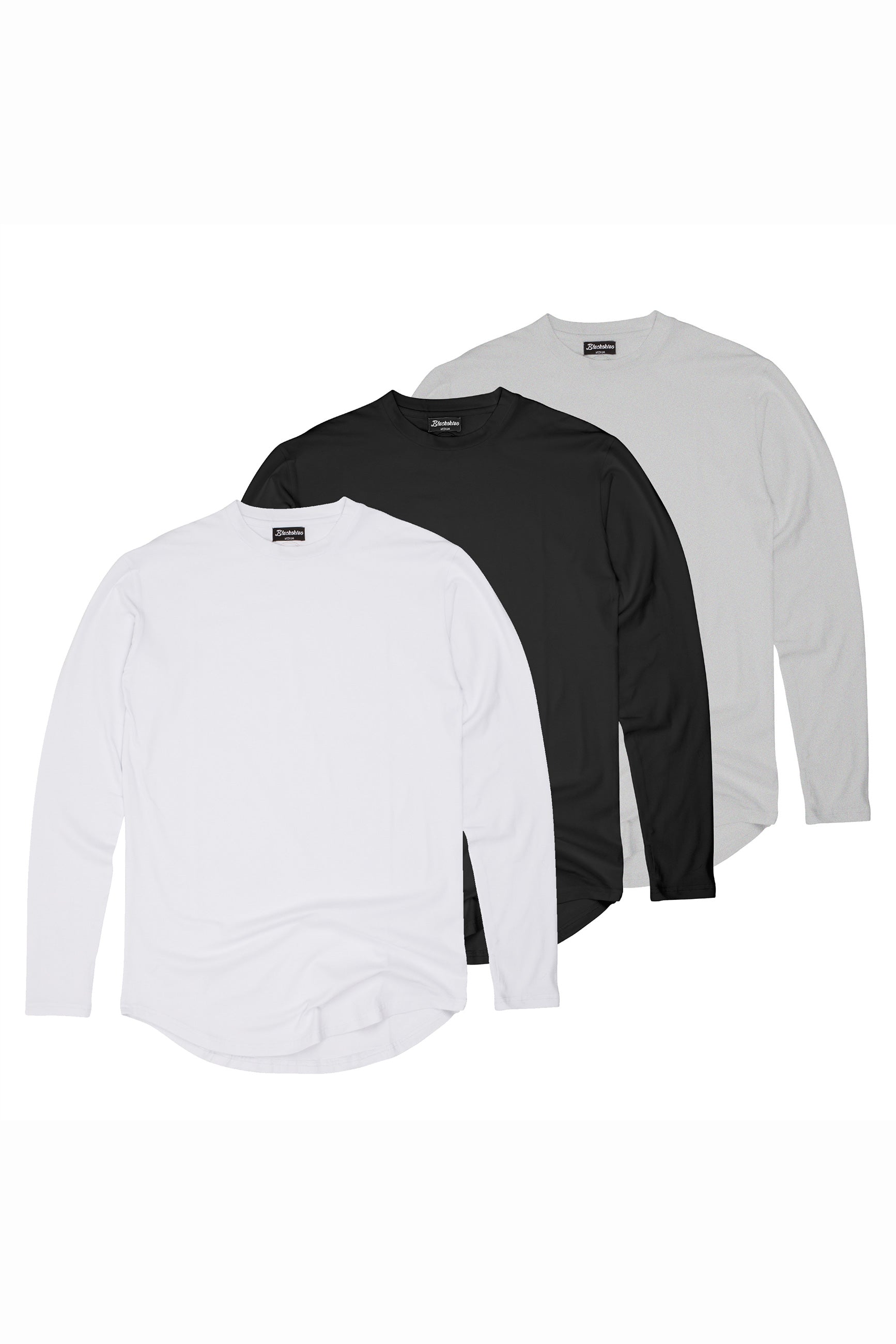 Blackskies-Round-Longline-Basic-Long-Sleeve-T-Shirt-White-Black-Grey