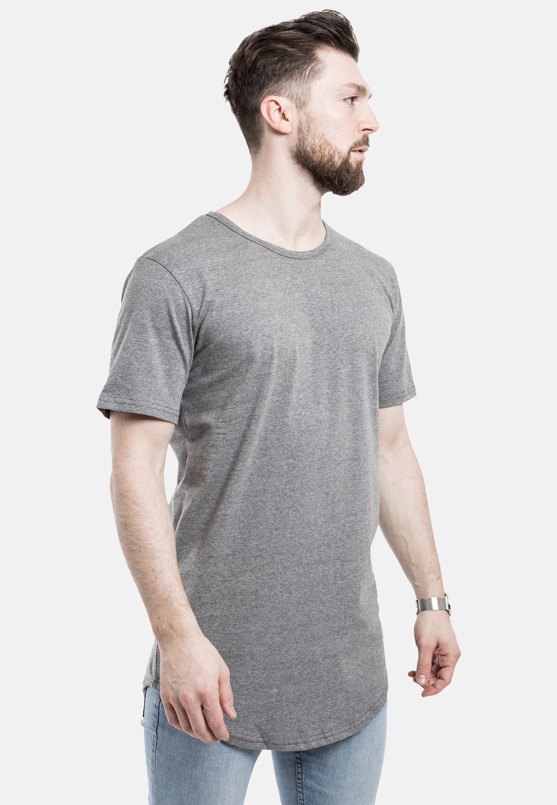 Blackskies-Round-Longline-T-Shirt-Grey-Curved-Hem-Side-Basic