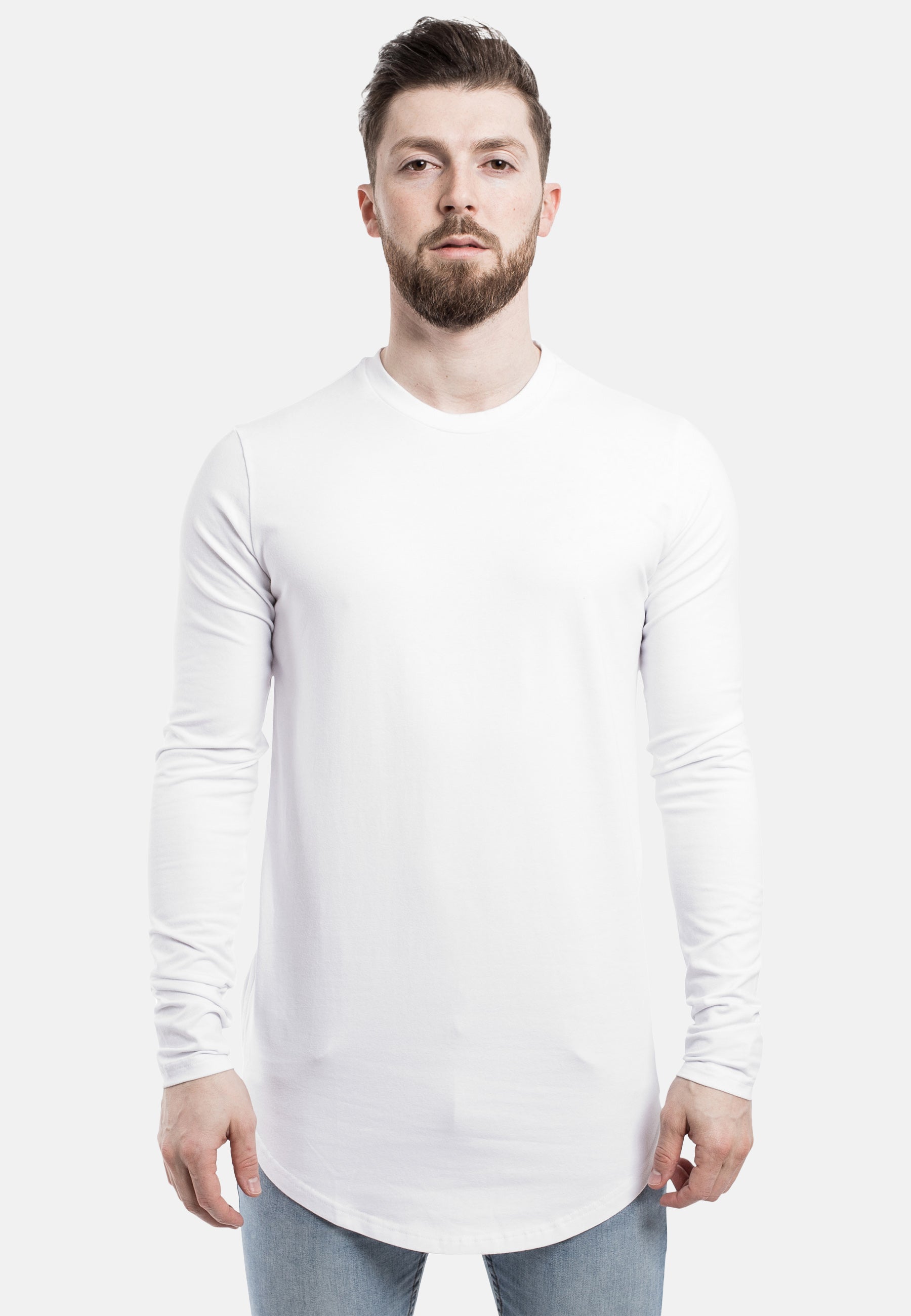Blackskies-Side-Zip-Longline-Long-Sleeve-T-Shirt-White-Curved-Hem