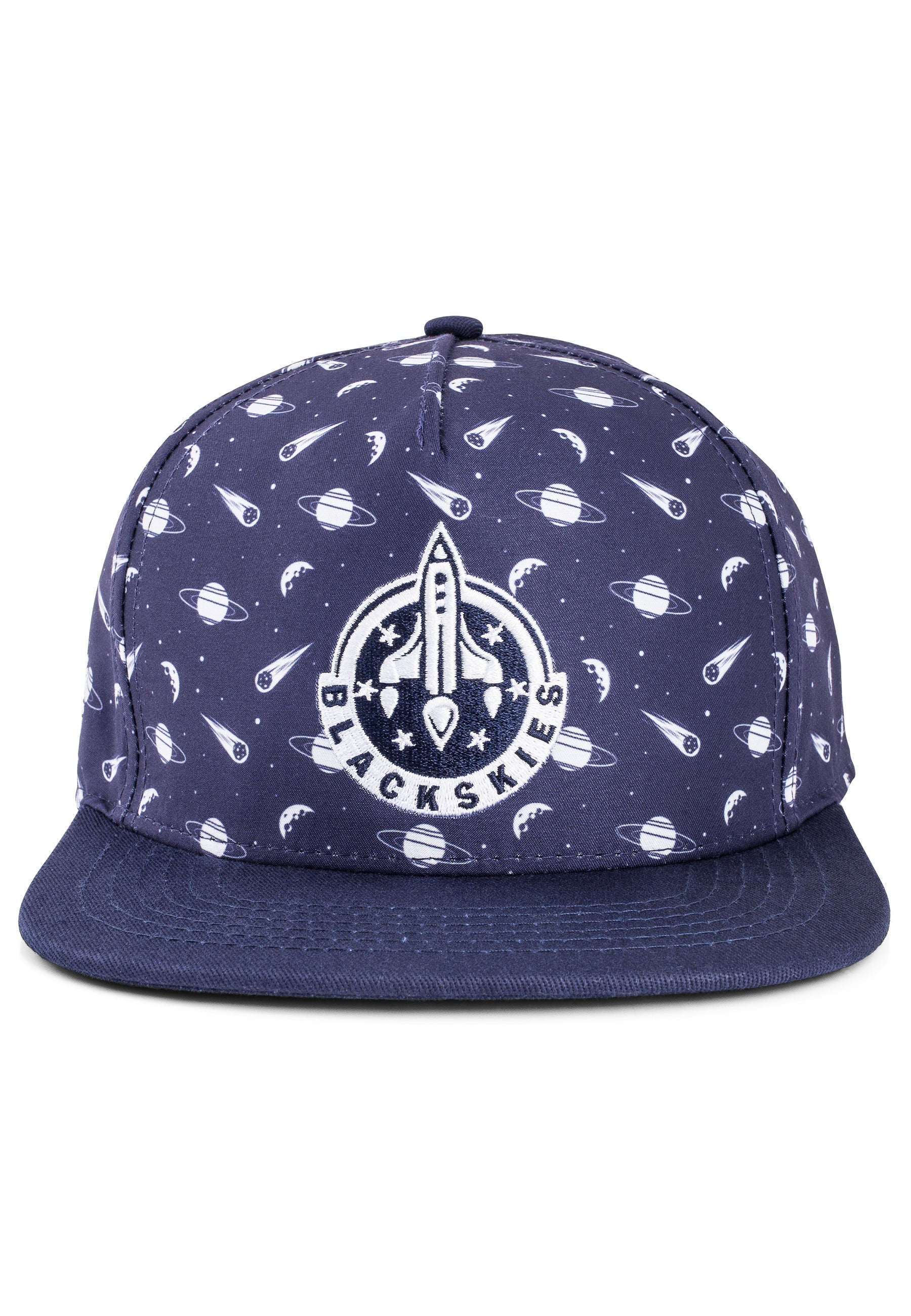 Blackskies-Space-Odysee-Snapback-Cap-Galaxy-Baseball-Hat-Astronaut-Nasa-Front