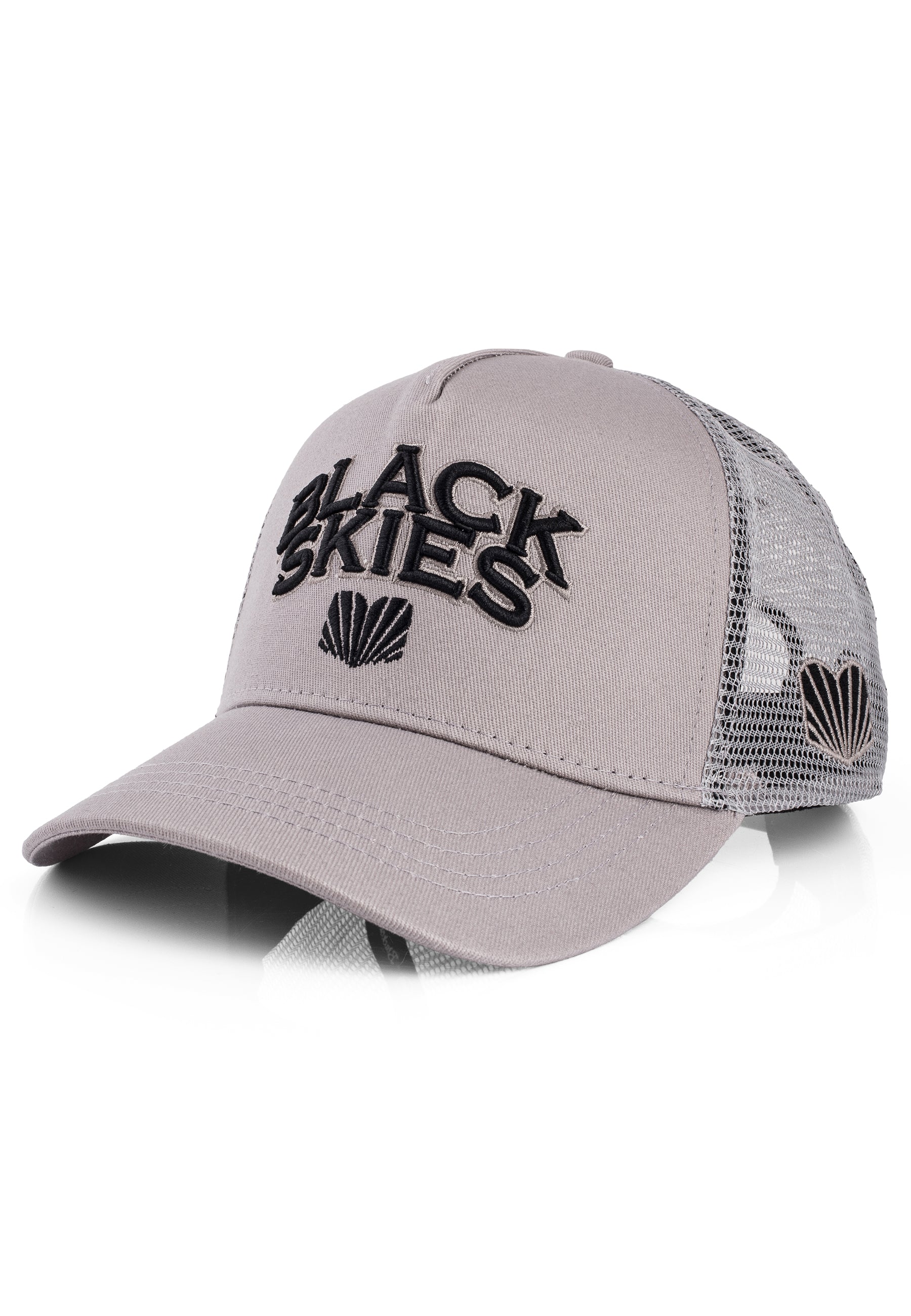 Blackskies-Team-Baseball-Cap-Grey-Black-5