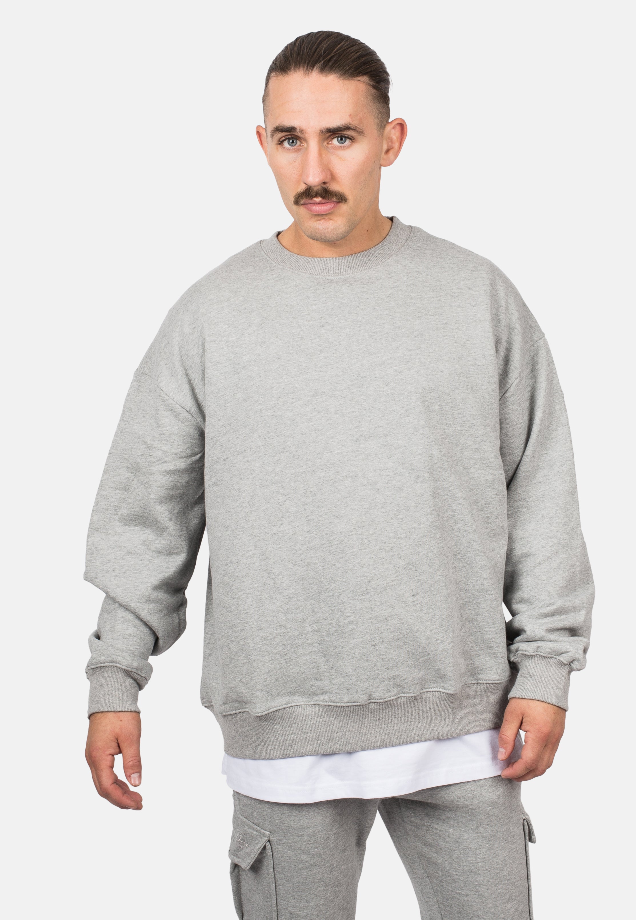Blackskies-Unisex-Oversized-Heavyweight-Crewneck-Sweater-Heather-Grey-Male-5