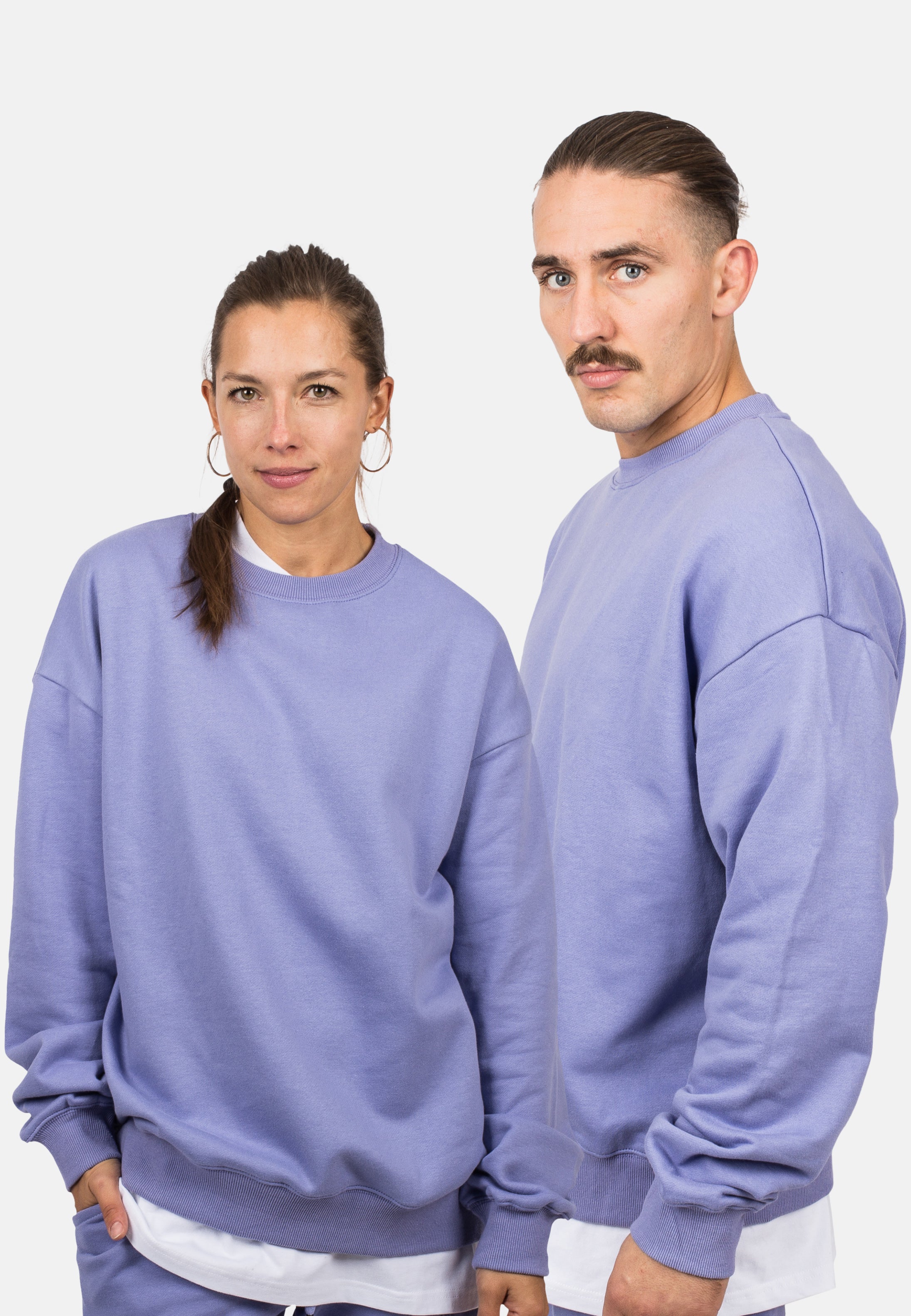 Blackskies-Unisex-Oversized-Heavyweight-Crewneck-Sweater-Lavender-Male-Female