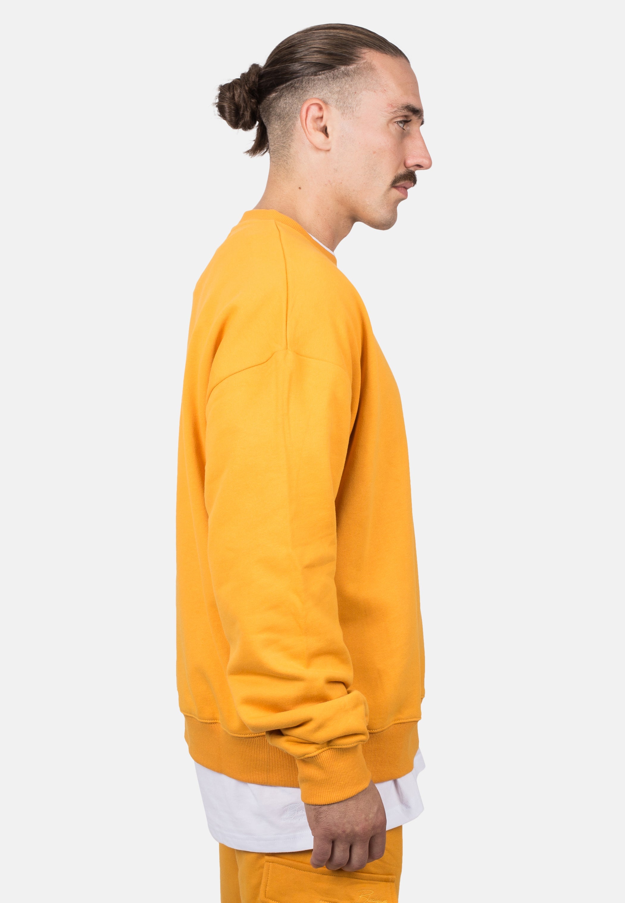 Blackskies-Unisex-Oversized-Heavyweight-Crewneck-Sweater-Mustard-Male-6