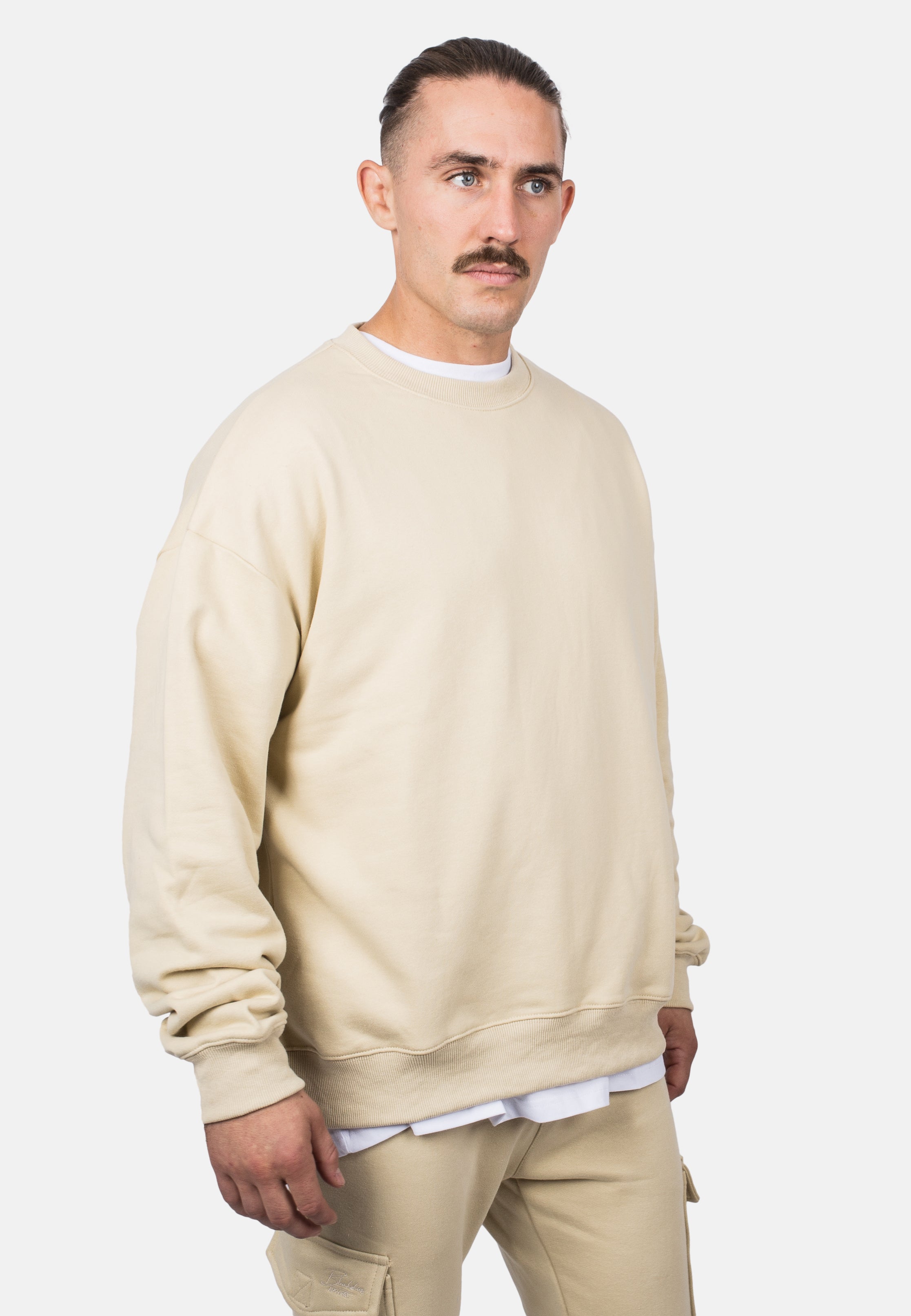 Blackskies-Unisex-Oversized-Heavyweight-Crewneck-Sweater-Sand-Male-5