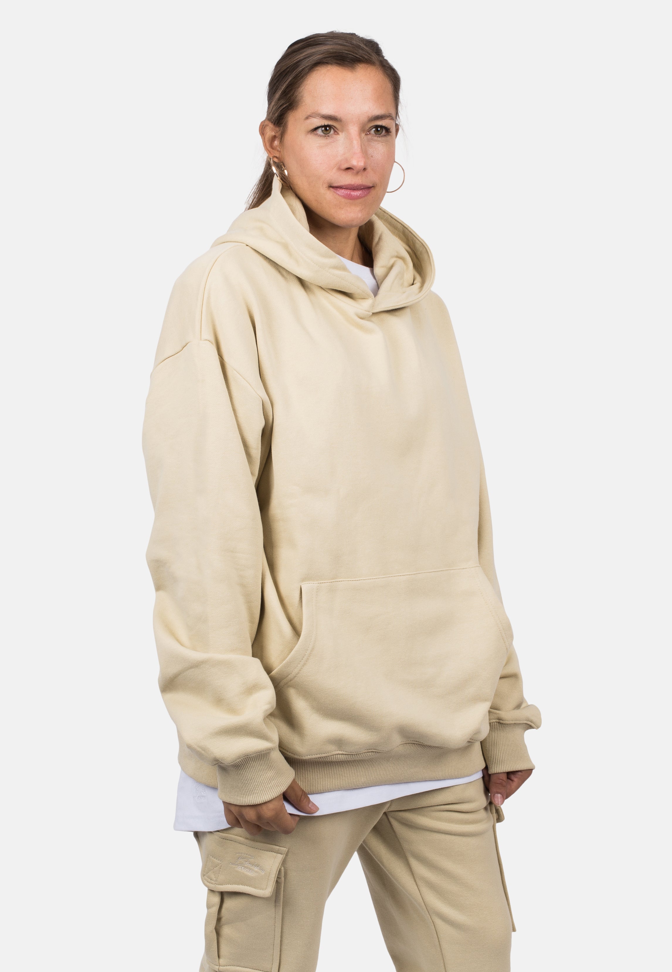 Blackskies-Unisex-Oversized-Heavyweight-Hoodie-Sand-Female-4