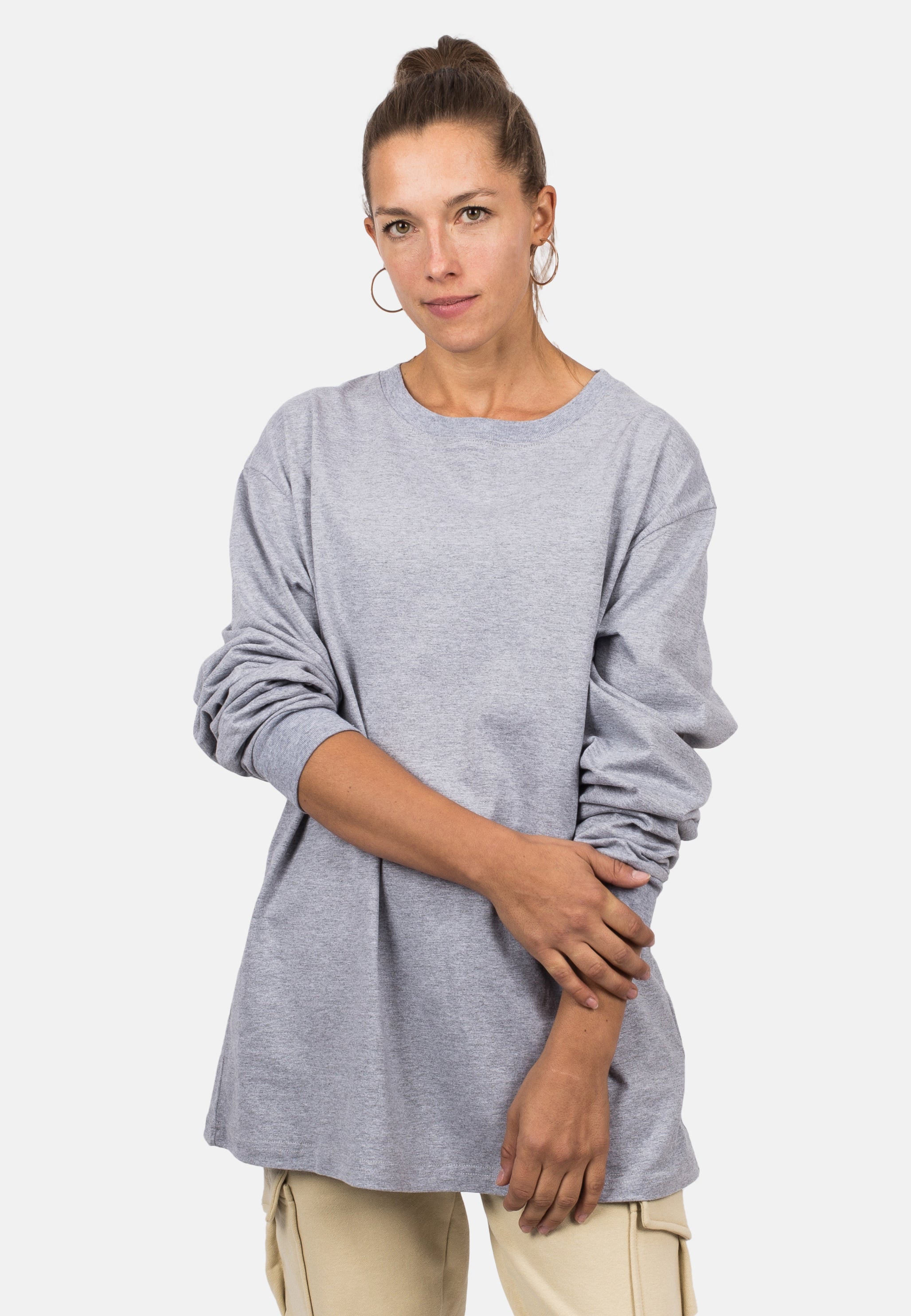 Blackskies-Unisex-Oversized-Long-Sleeve-Shirt-Heather-Grey-Female-1