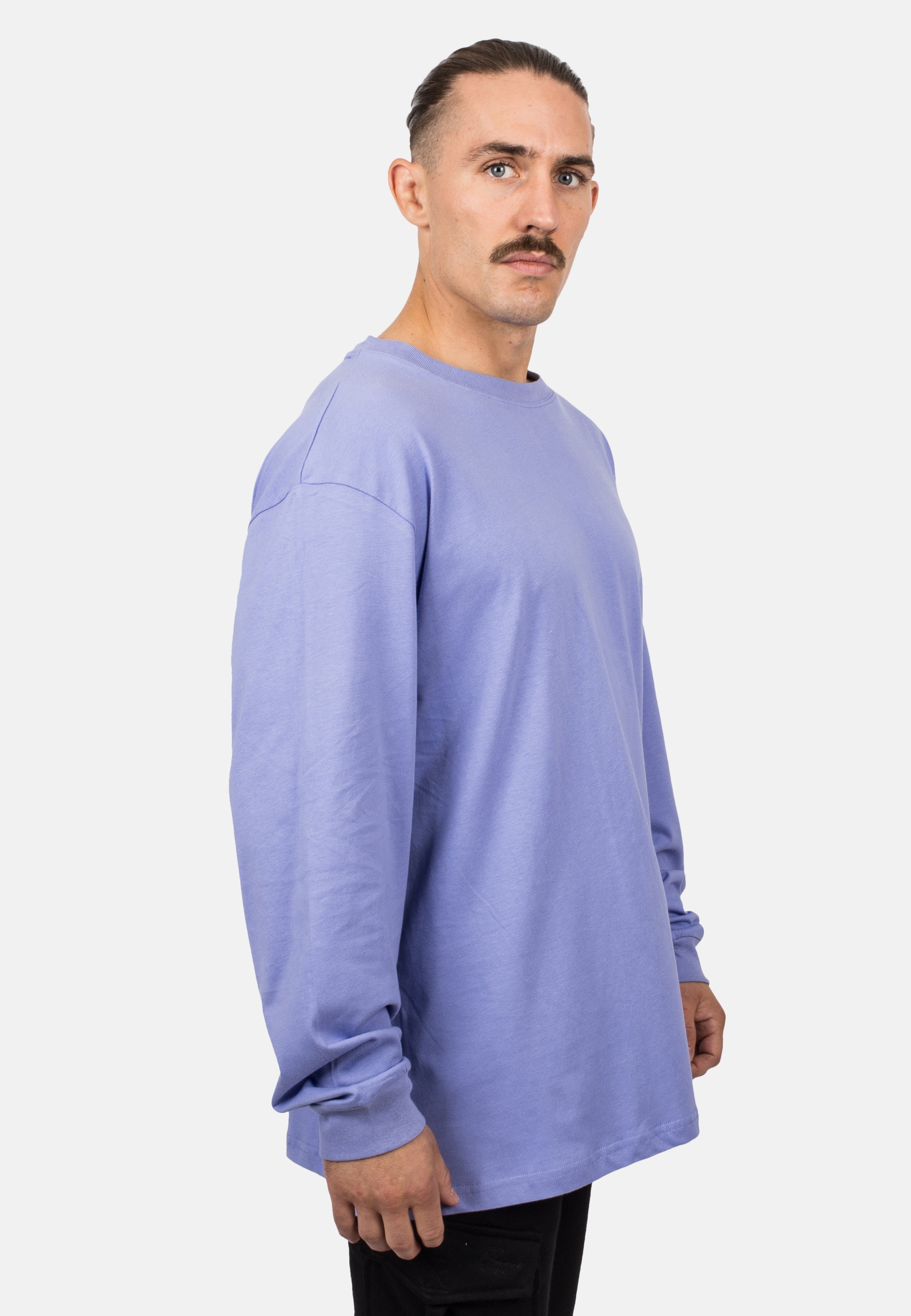 Blackskies-Unisex-Oversized-Long-Sleeve-Shirt-Lavender-Male-6