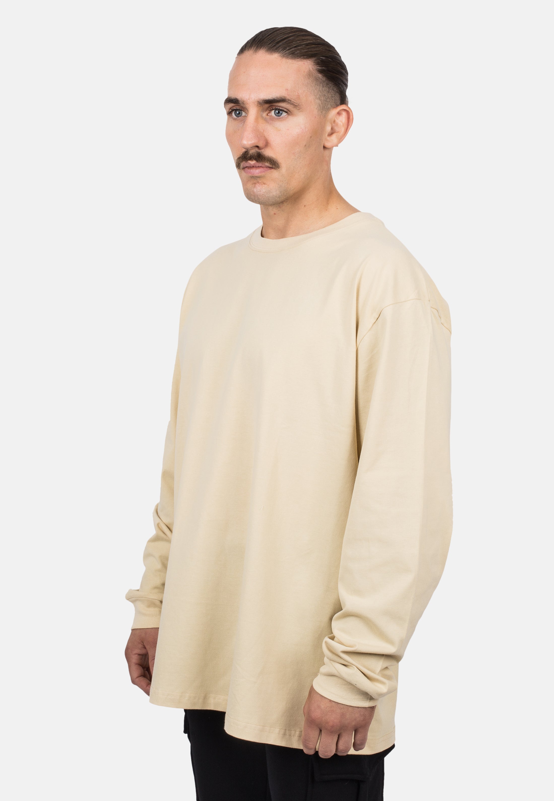 Blackskies-Unisex-Oversized-Long-Sleeve-Shirt-Sand-Male-3