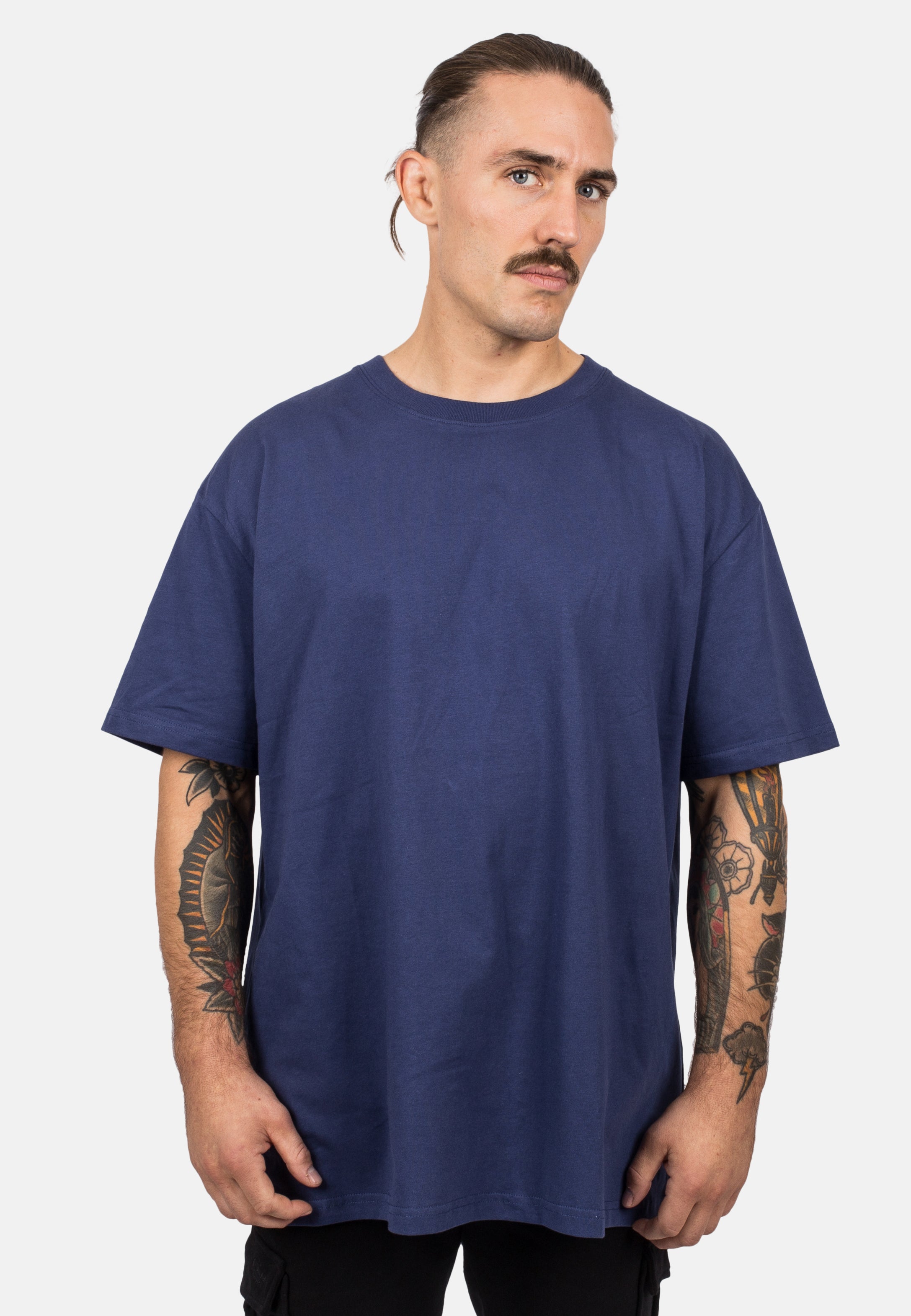 Blackskies-Unisex-Oversized-T-Shirt-Navy-Blue-Male-2