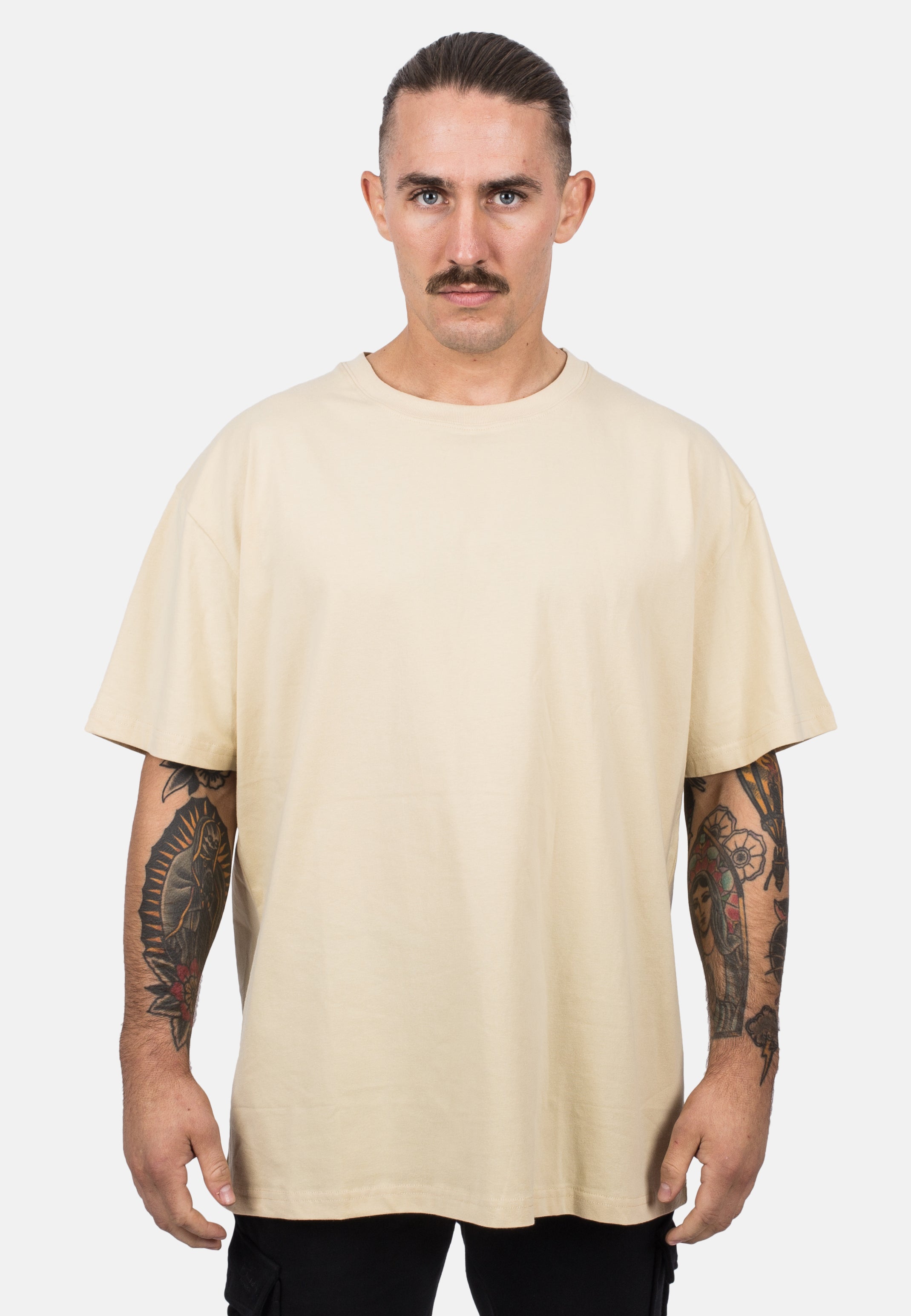 Oversized T-Shirt - Sand - Blackskies | Premium Headwear & Apparel