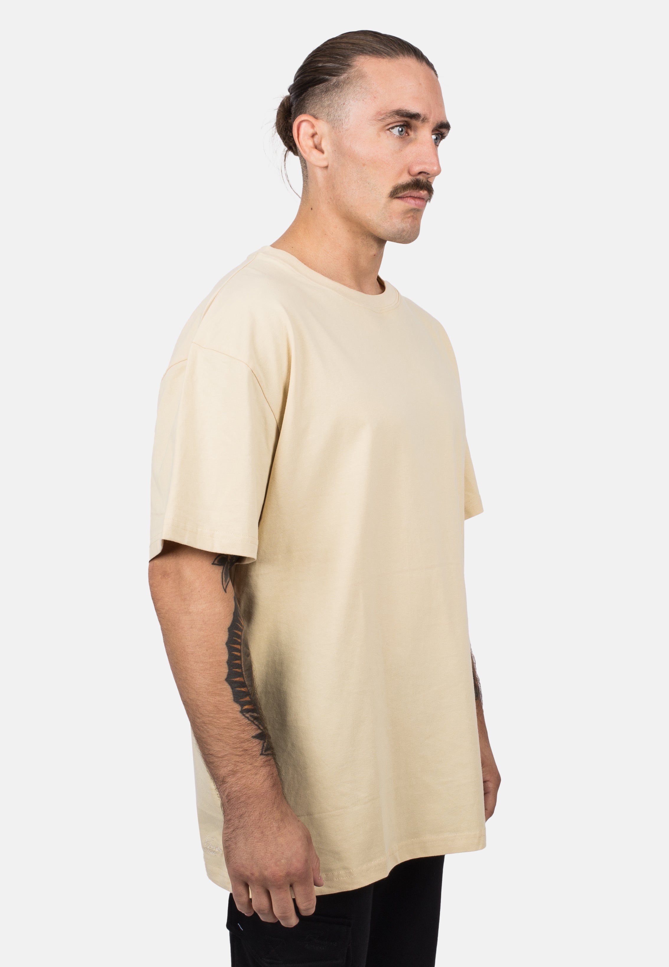 Oversized T-Shirt - Sand - Blackskies | Premium Headwear & Apparel