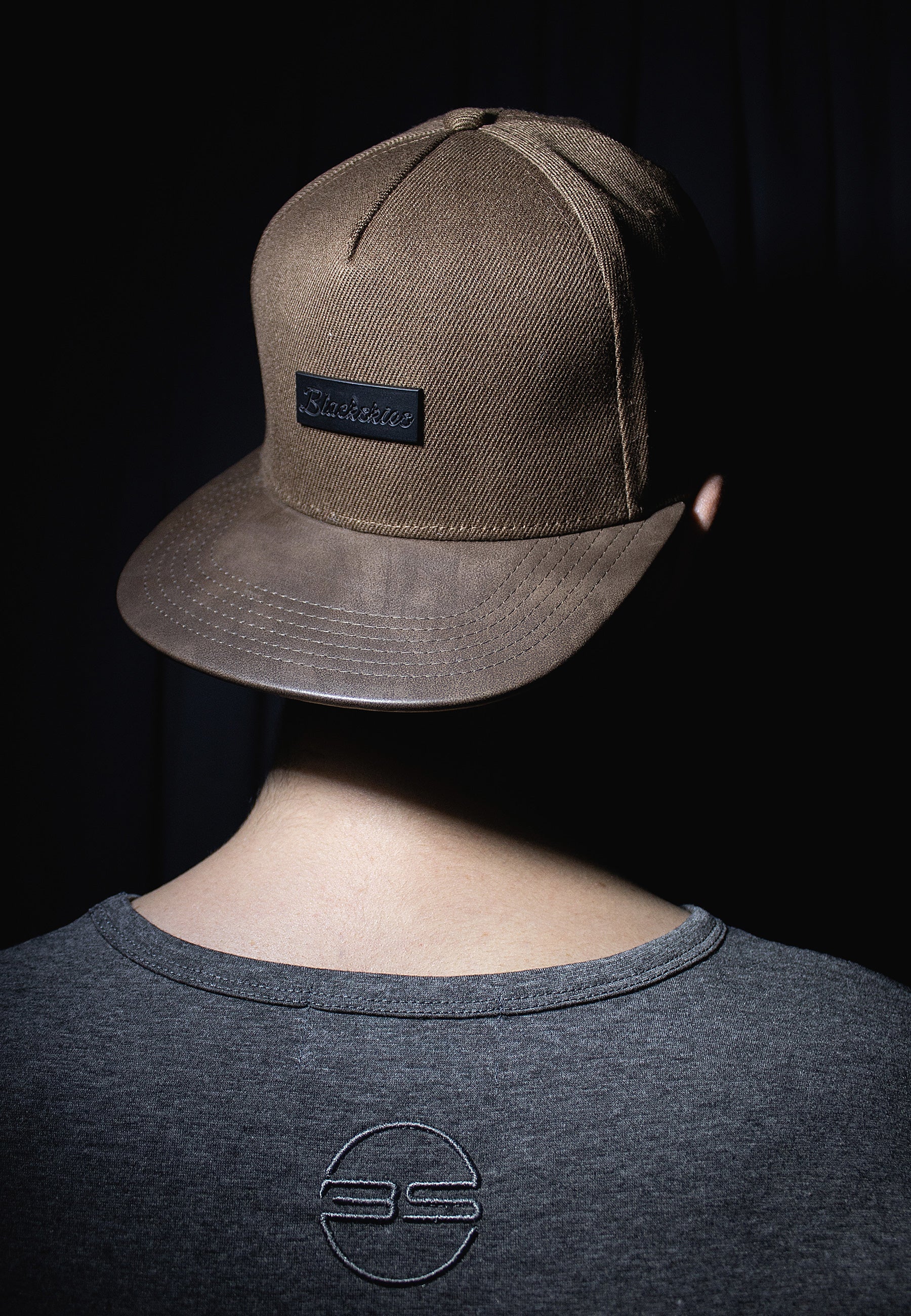 Blackskies-Vanguard-Snapback-Cap-Brown-Baseball-Hat-Flat-Model-1800x2600