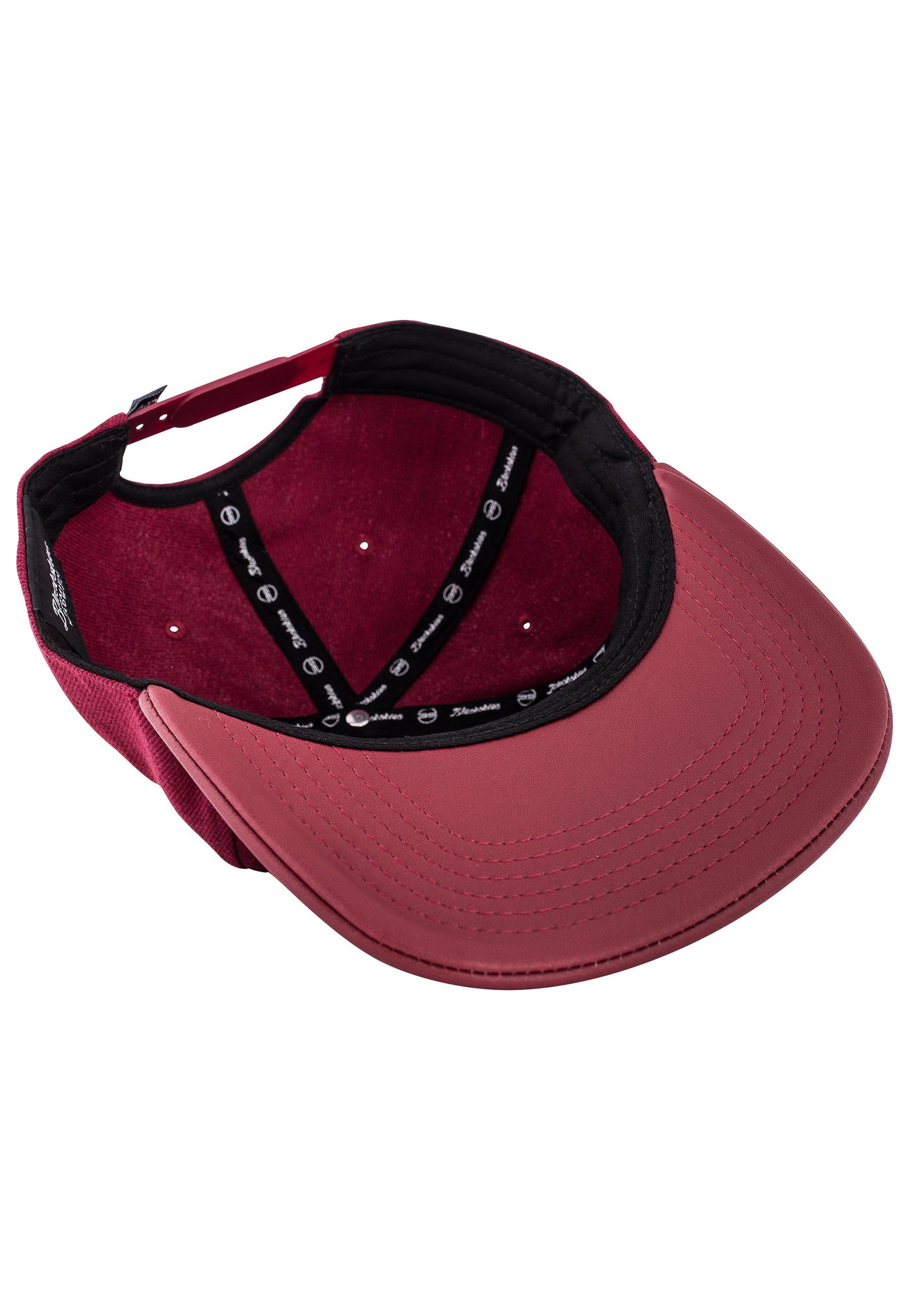 Blackskies-Vanguard-Snapback-Cap-Burgundy-Bottom