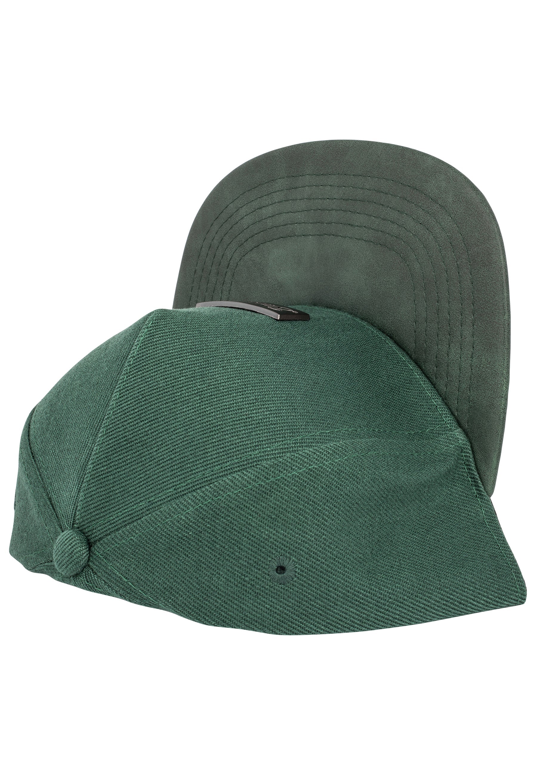 Blackskies-Vanguard-Snapback-Cap-Green-Leather