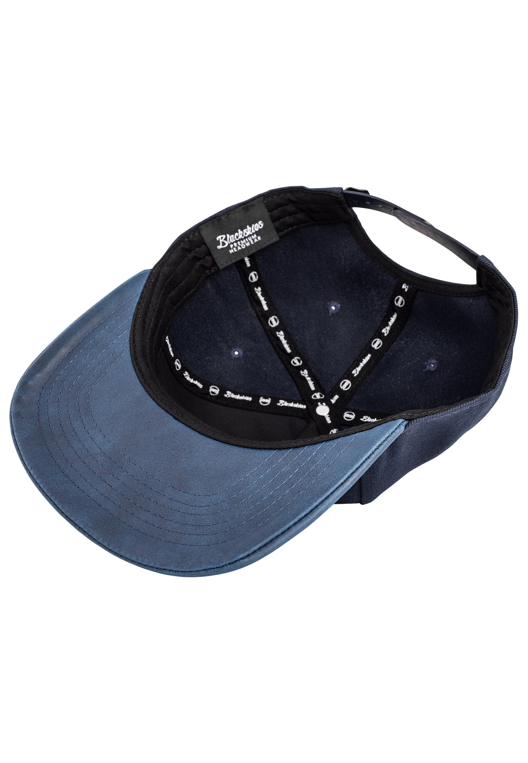 Blackskies-Vanguard-Snapback-Cap-Navy-Blue-Brim