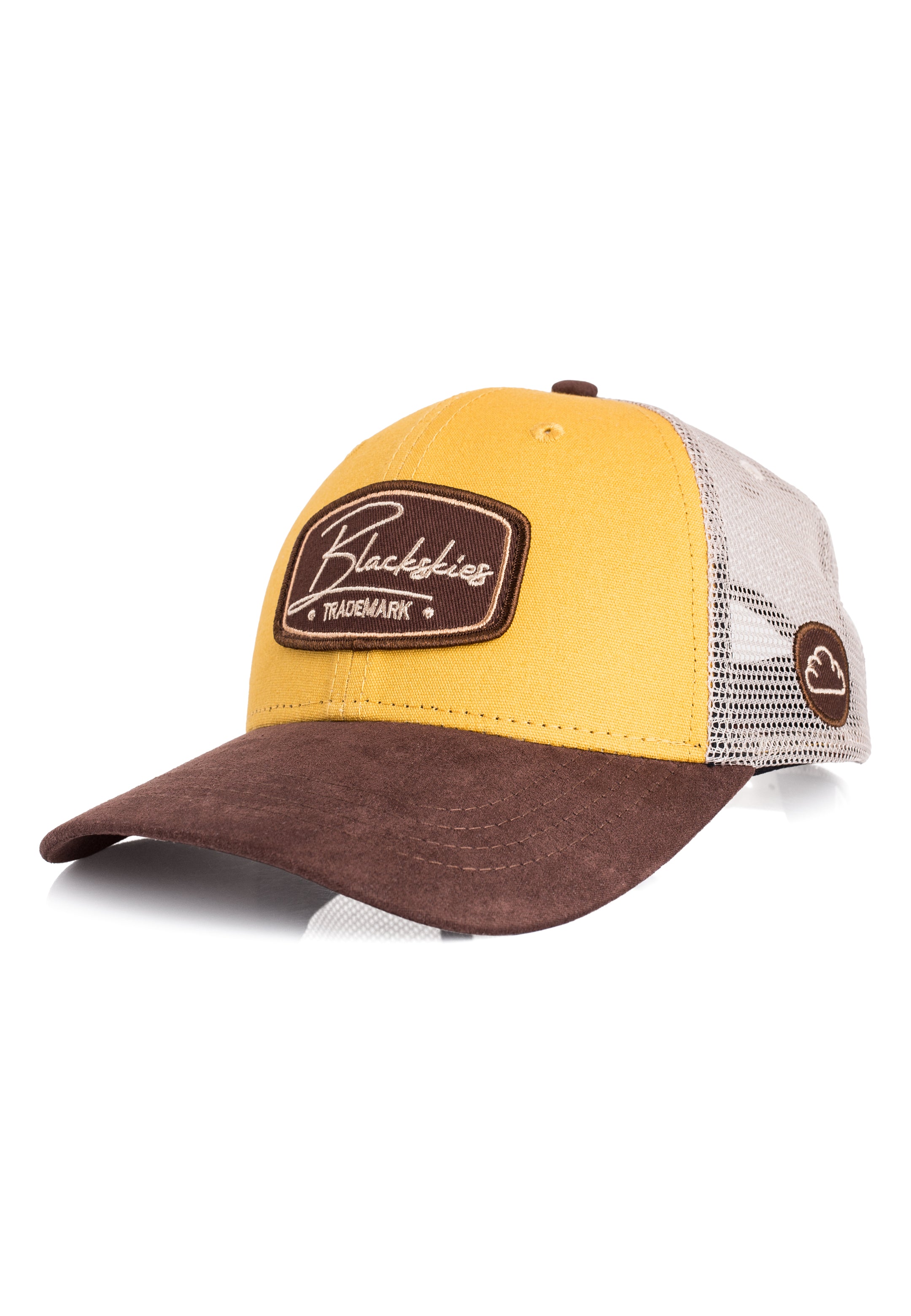 Race Baseball Cap Yellow-Brown-Beige