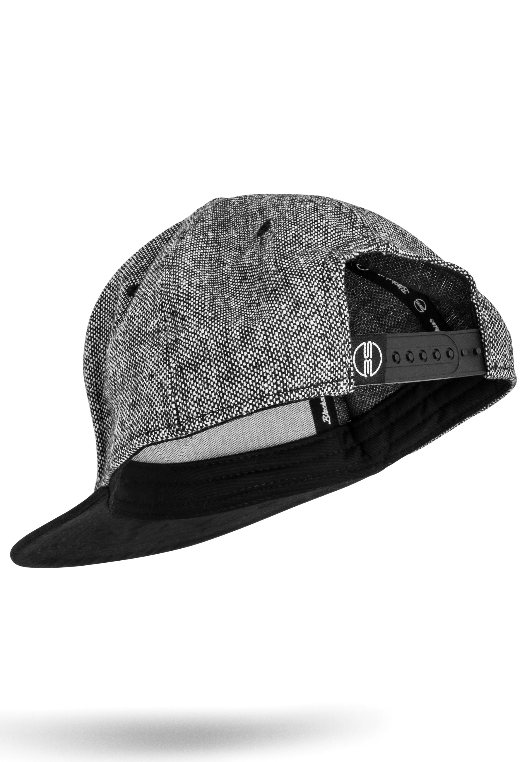 Bliss-Snapback-Cap-Tweed-Baseball-Hat-Top