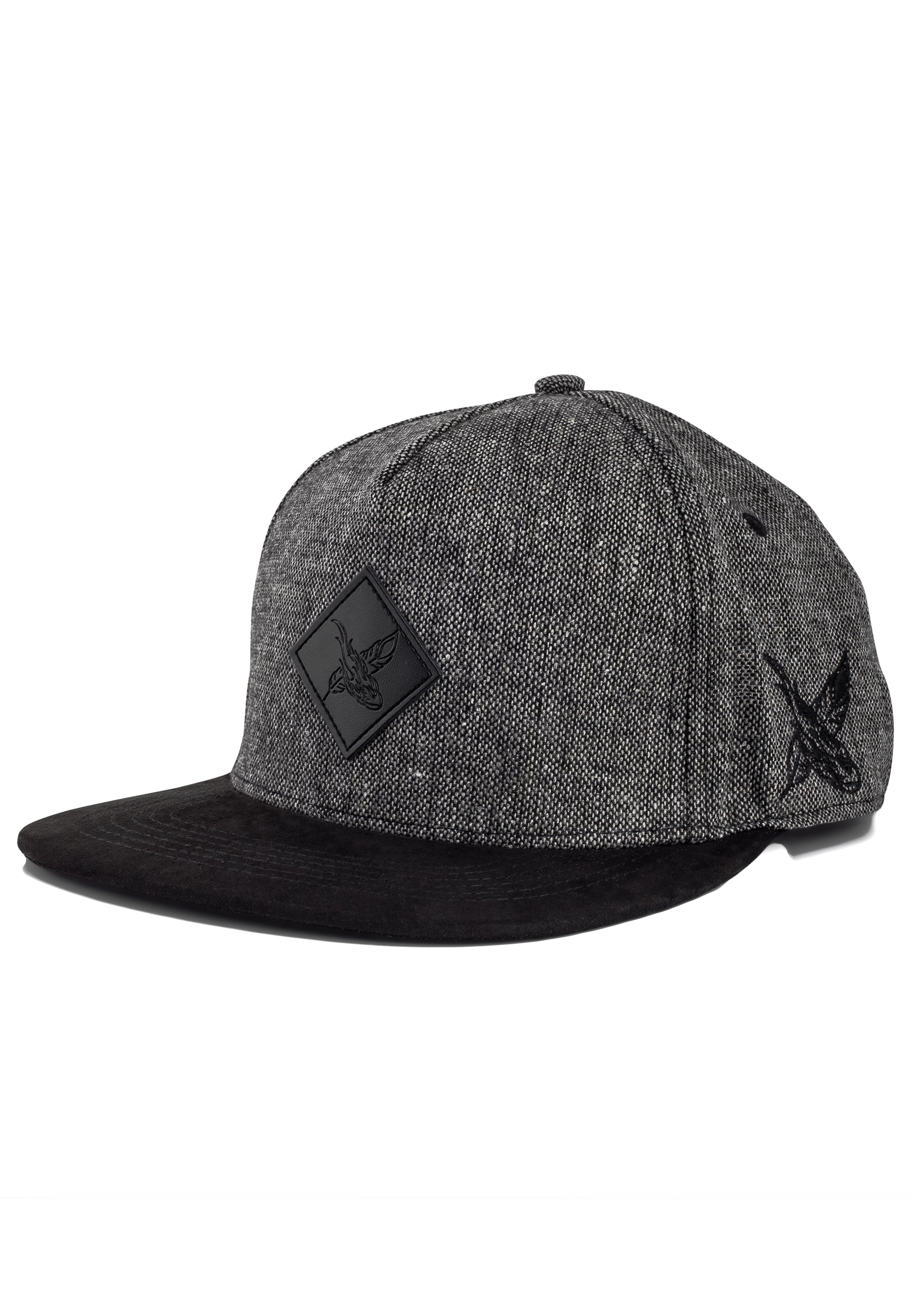 Bliss-Vol-II-Snapback-Cap-Black-Suede