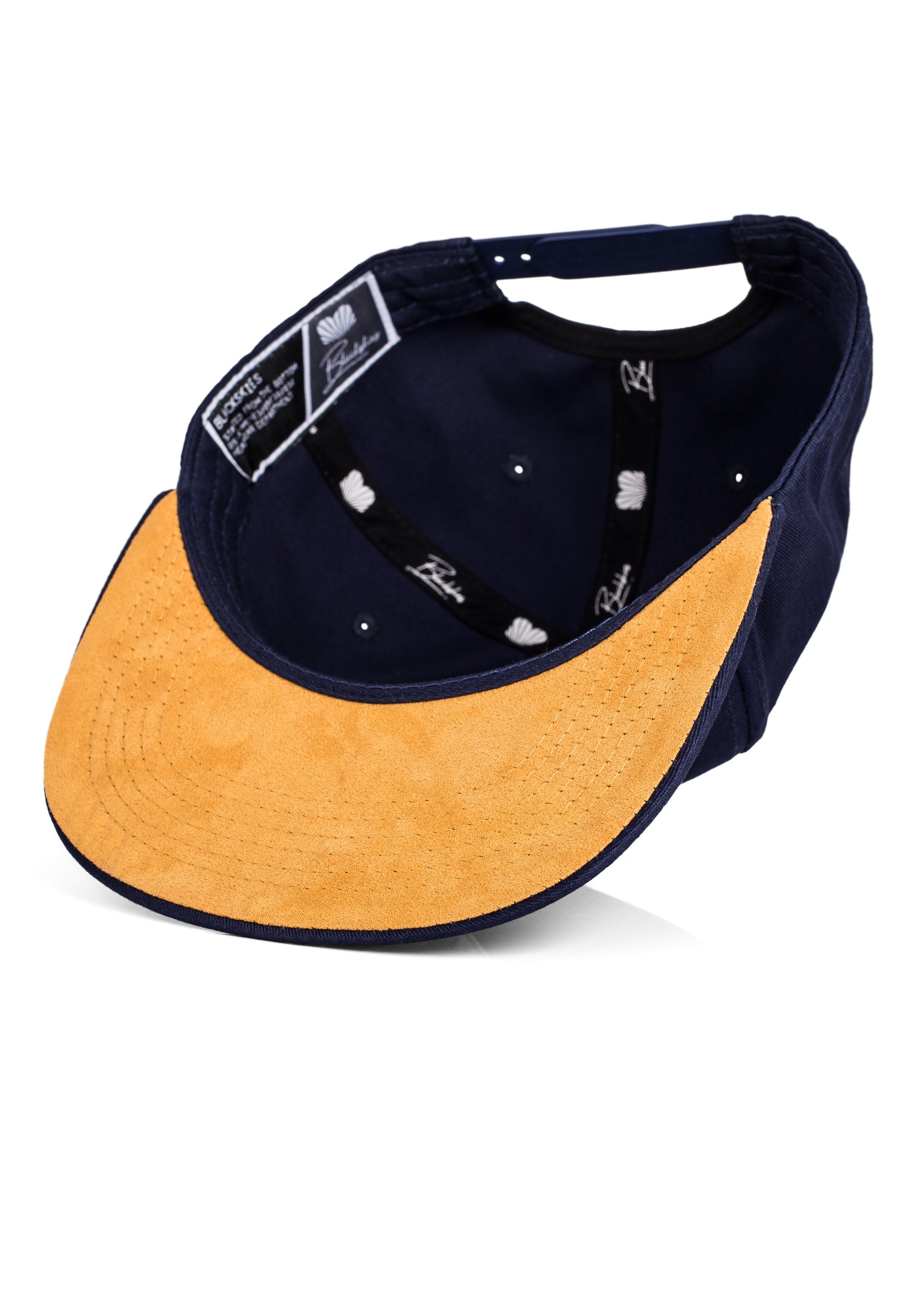 Essentials-Snapback-Cap-Navy-blue-Navy-blue-Brown-4