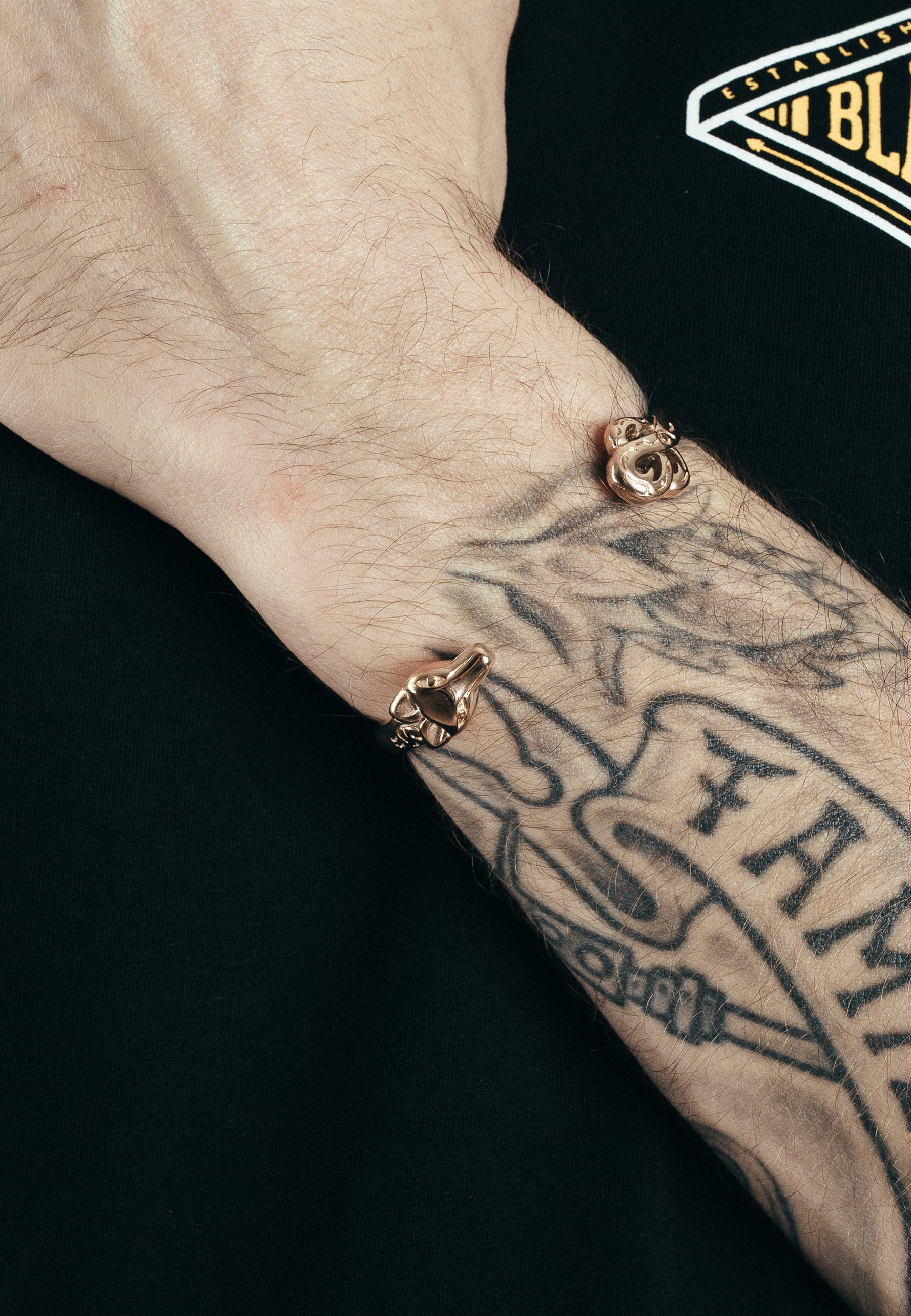 Ferus-Bangle-Bracelet-Rose-Gold-Model