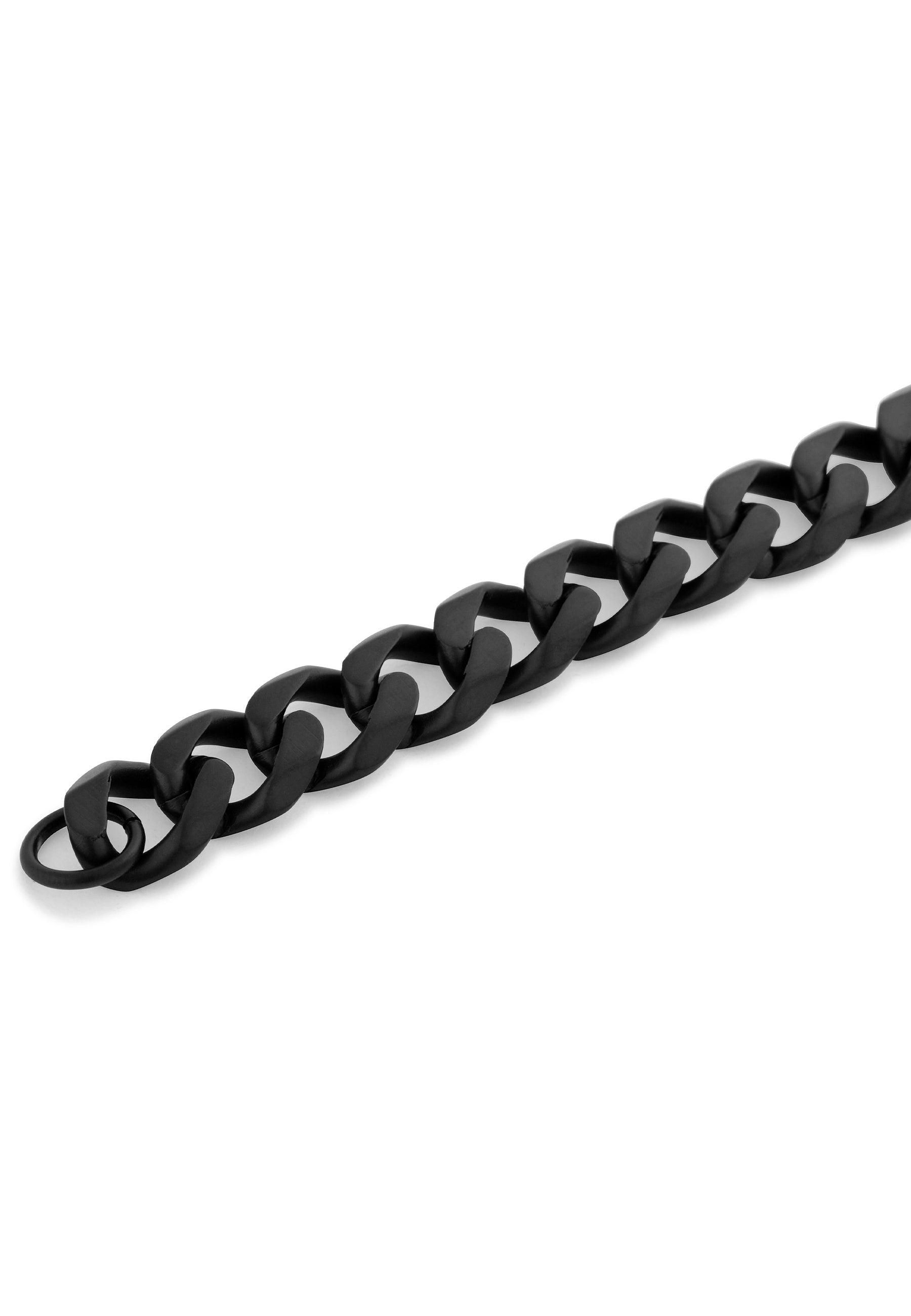 Militium-Metal-Chain-Bracelet-Matte-Black-Chain-Detail