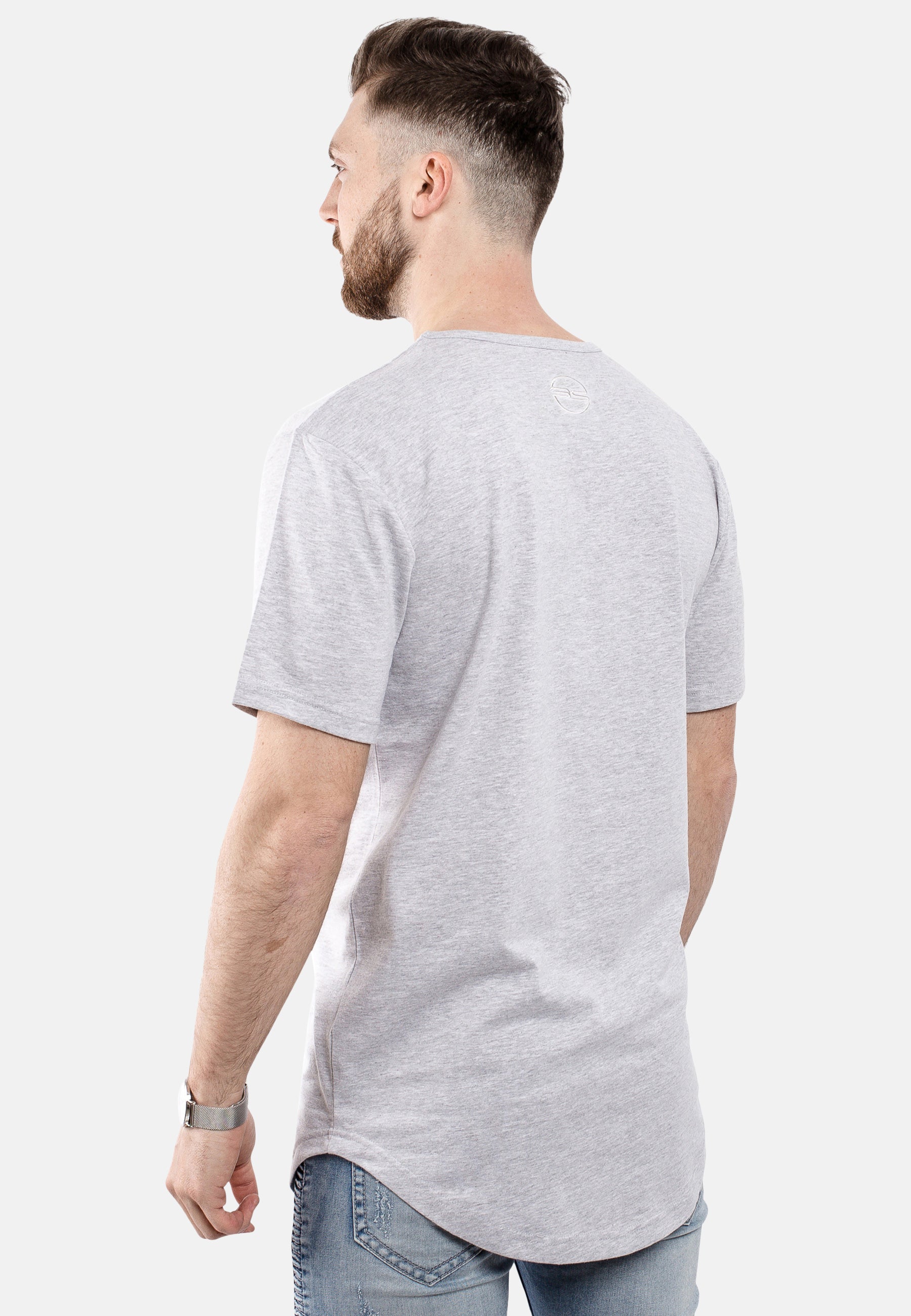Oversize-Longline-Round-T-Shirt-Ash-Grey-Curved-Hem-Back