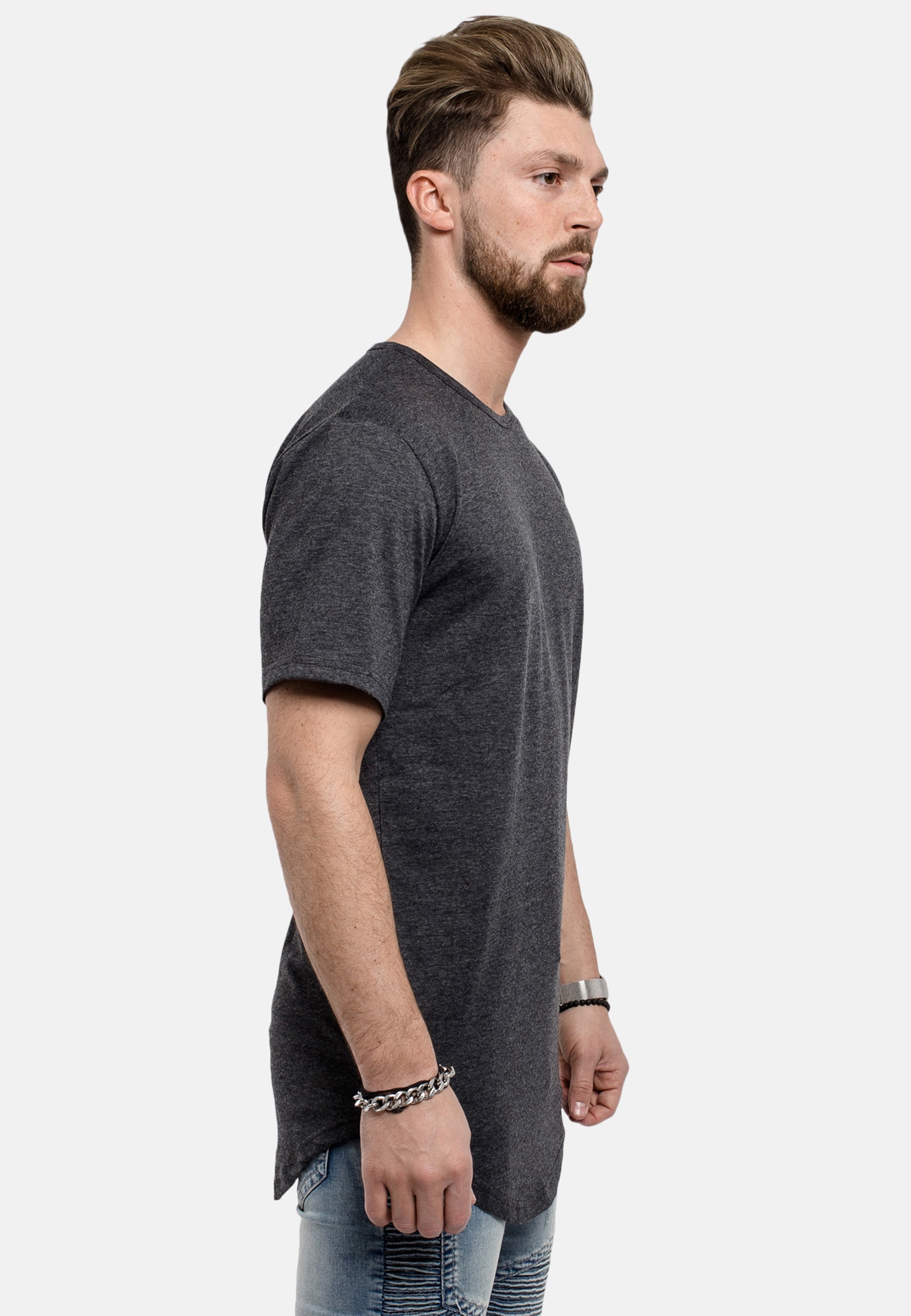 Oversized-Round-T-Shirt-Charcoal-Side-2