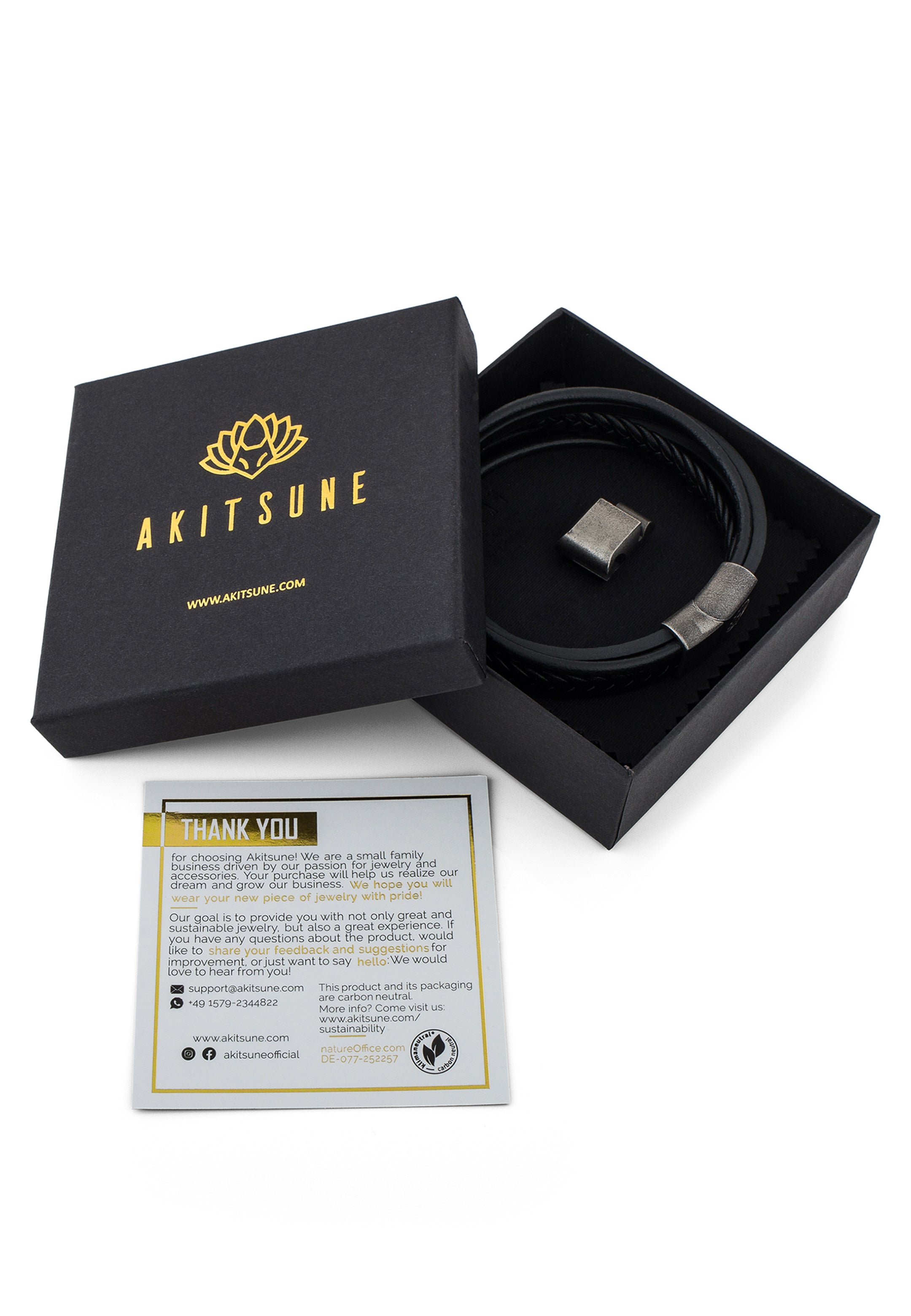 Pax-Leather-Bracelet-Silver-Black-Mens-Box-Packaging