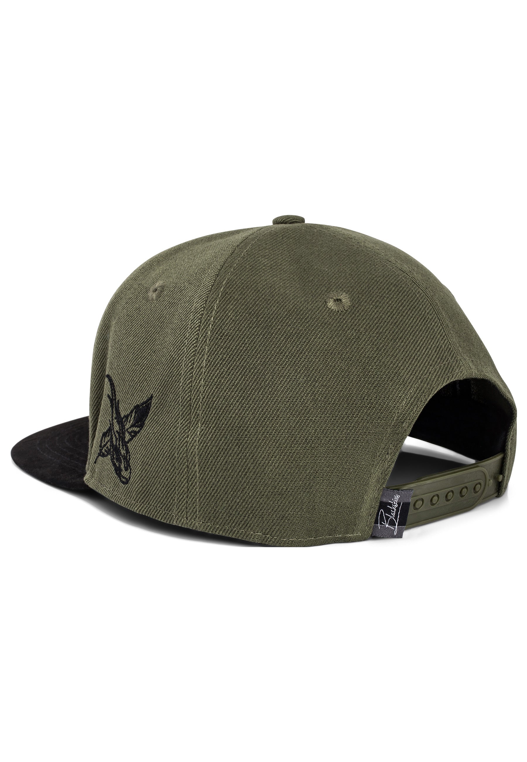 Port-Louis-Snapback-Cap-Olive-Back-Snap